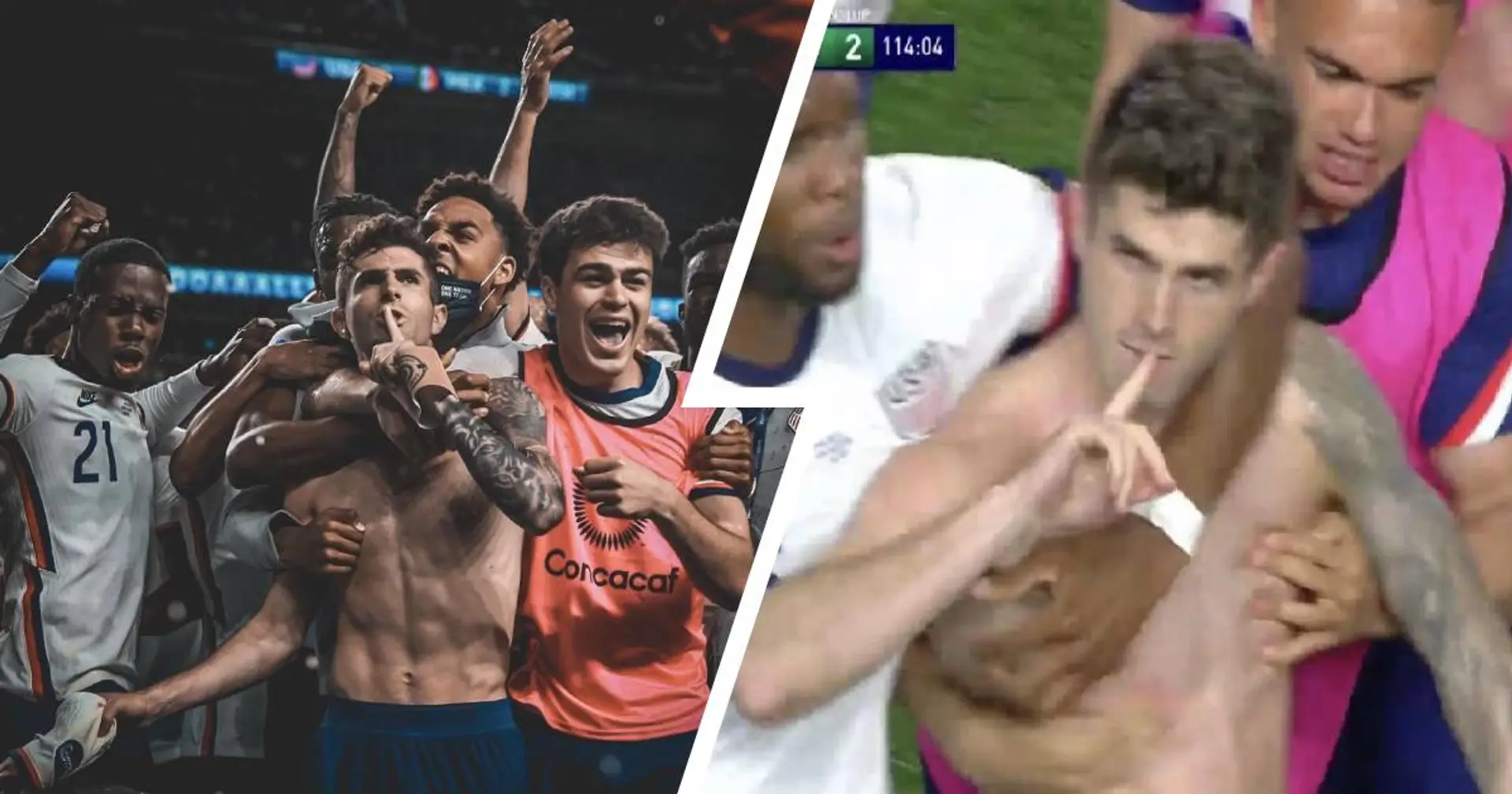 Ice-cold celebration explained: Why Pulisic 'silenced' Mexican fans after game-winning penalty (video)