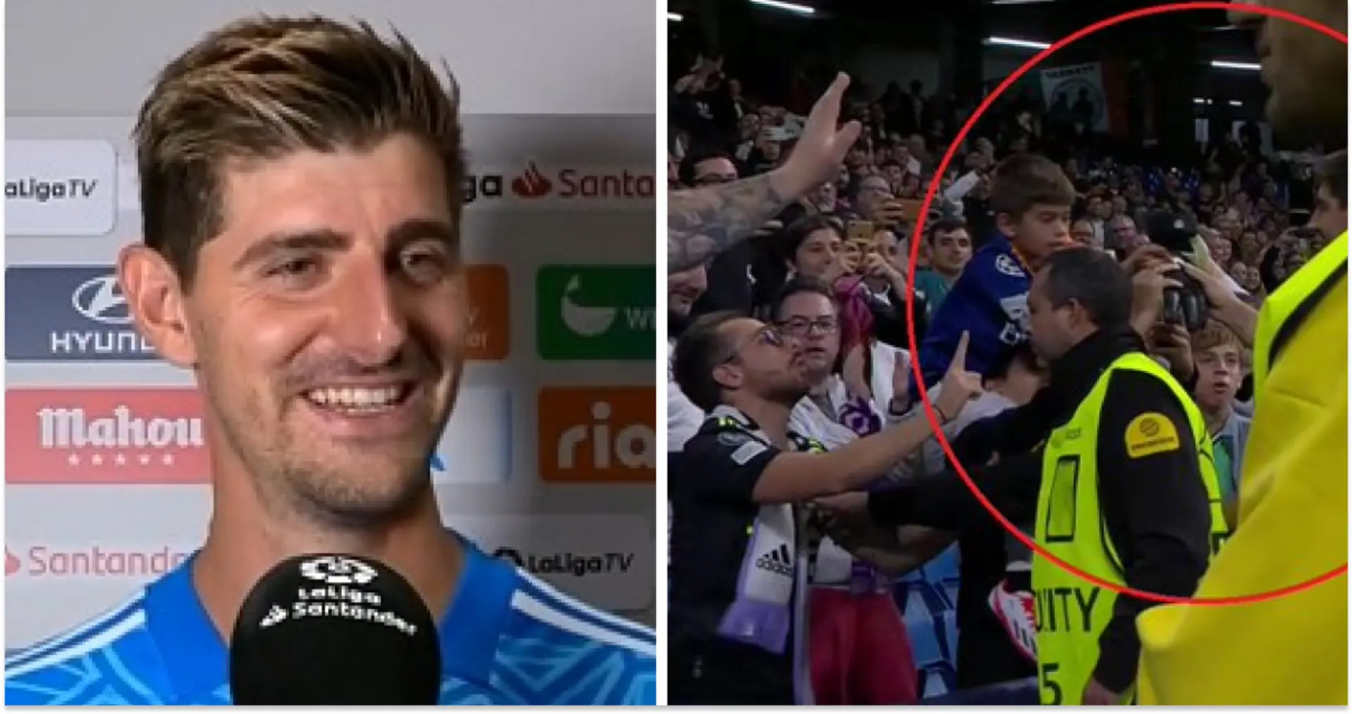 Generous Courtois gesture after Celtic win caught on camera