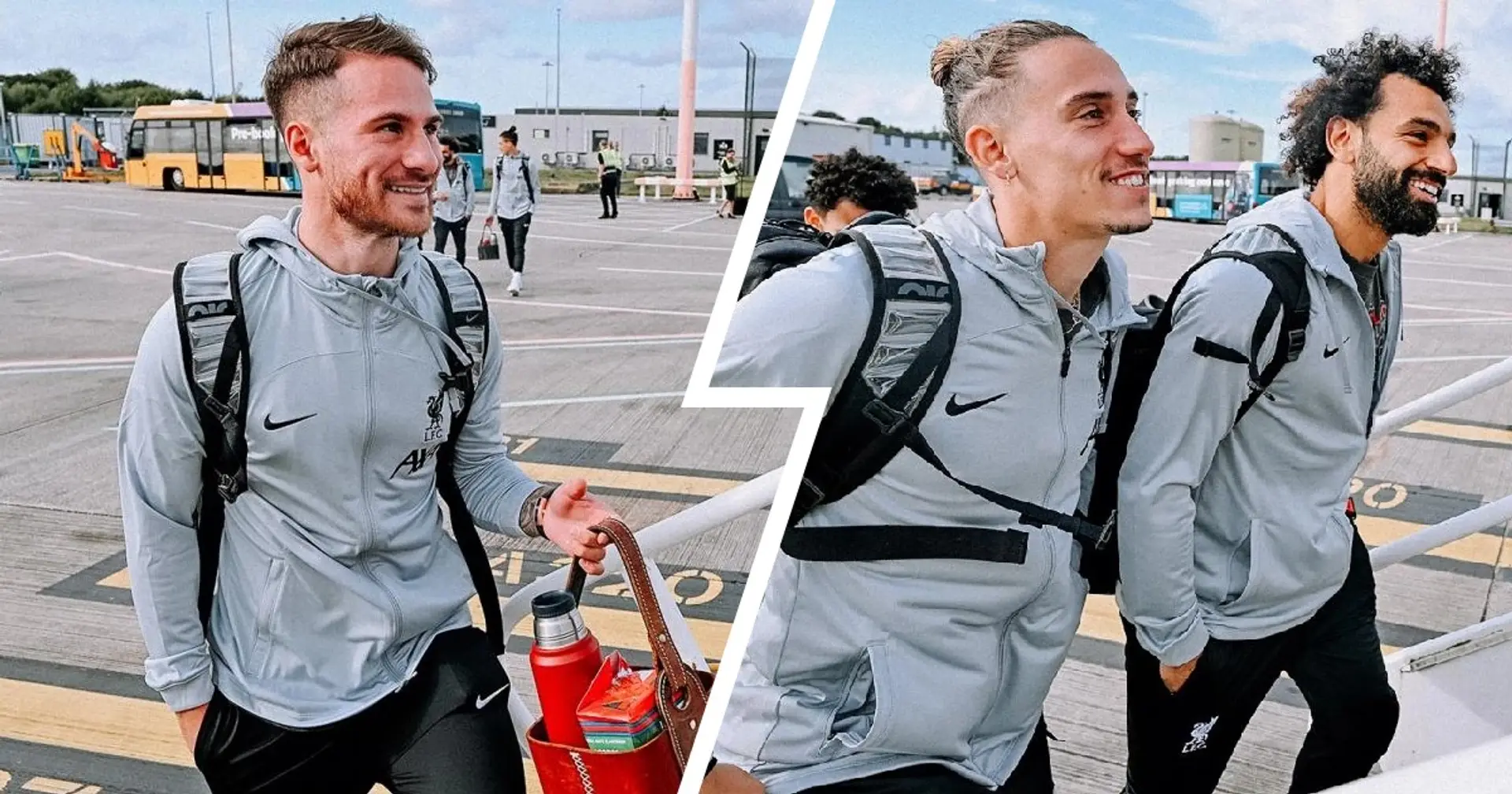 14 best images as Liverpool depart for Austria to face LASK in Europa League opener