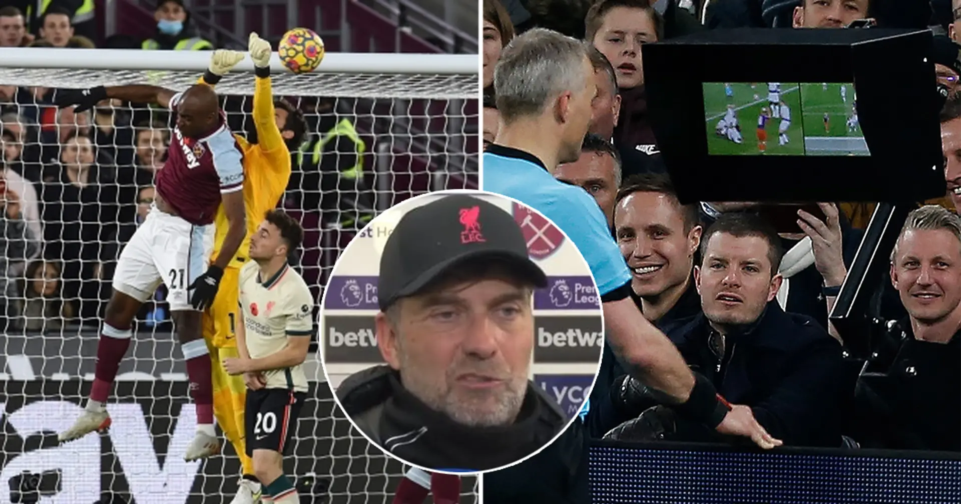 Jurgen Klopp accuses referee and VAR 'hiding' behind each other after West Ham controversies