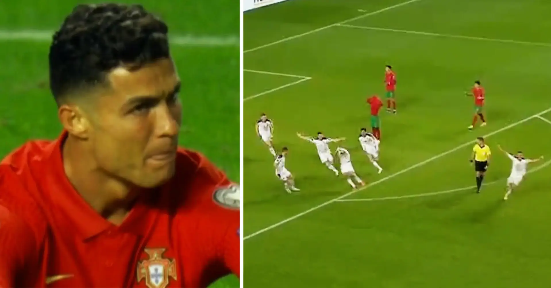 Filmé : la réaction de Cristiano Ronaldo après que le Portugal ait concédé un but à la dernière minute