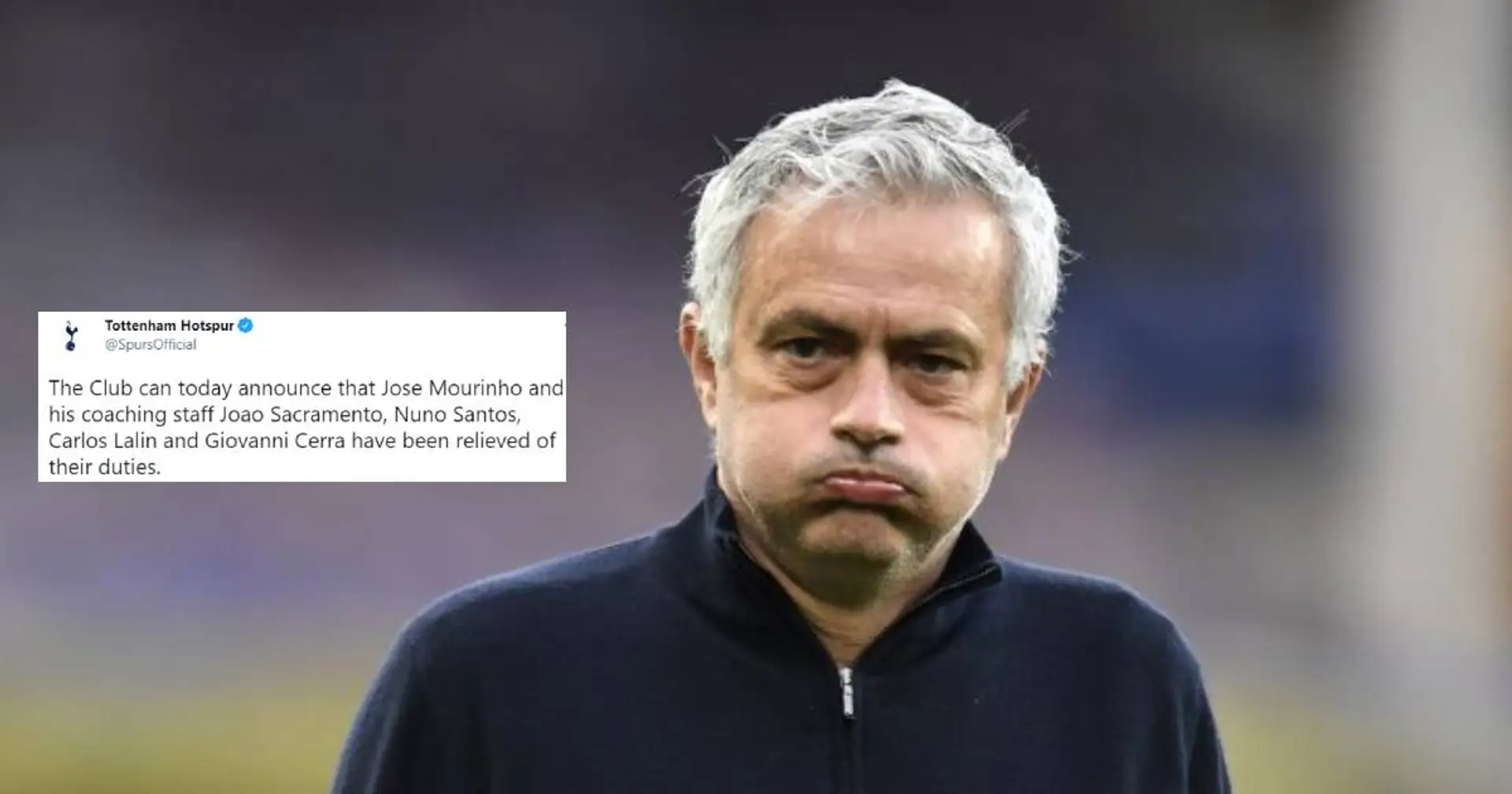 Mourinho despedido: el Tottenham destituye al ex madridista