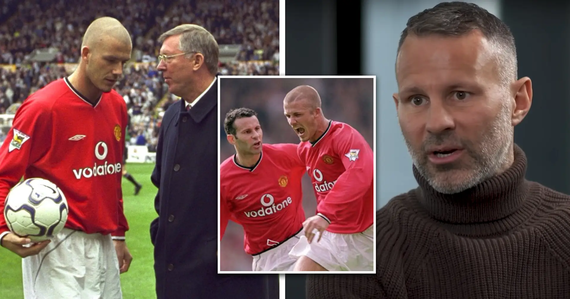 Ryan Giggs recalls David Beckham's departure from Manchester United after a series of clashes with Ferguson 