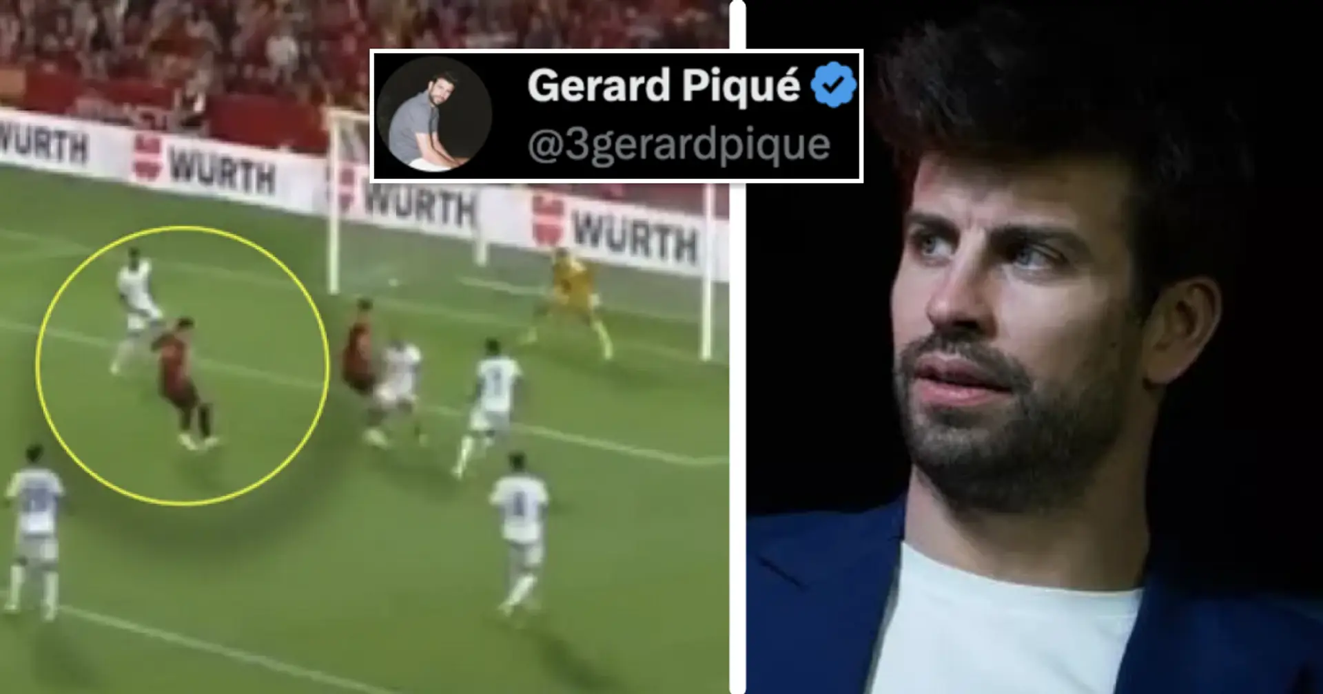 Piqué ne publie qu'un seul emoji – tout cela pour féliciter un joueur du Barça