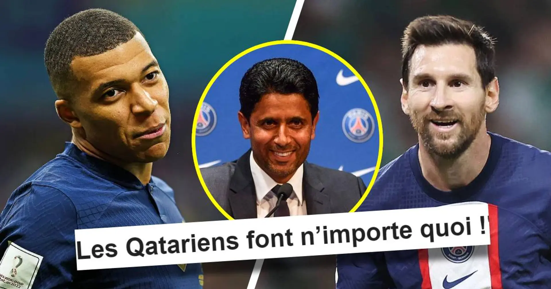 "Les Qatariens font n’importe quoi !" : Un fan regrette la potentielle prolongation de Messi - cela concerne Mbappé