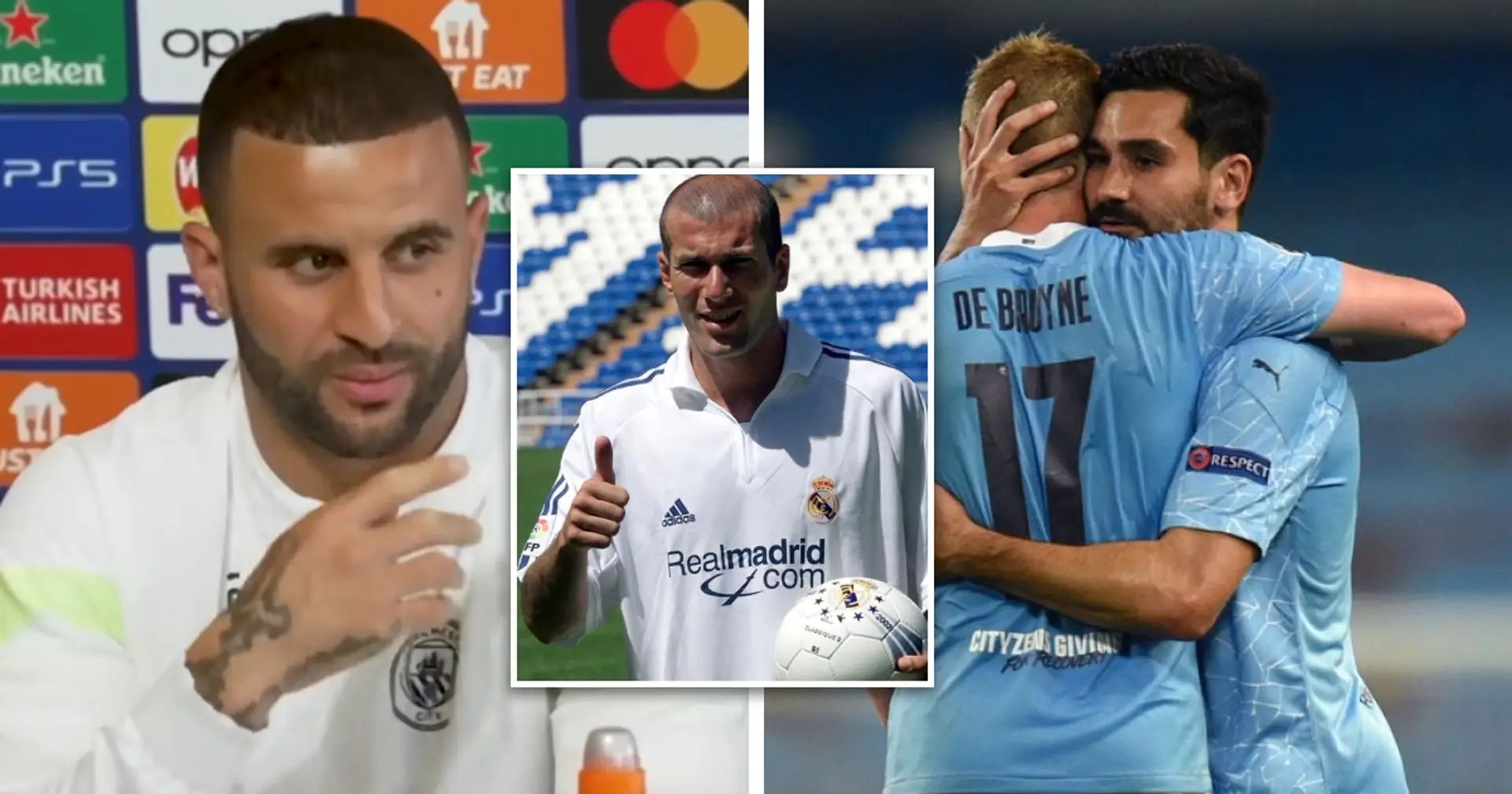 'He turns into prime Zidane in the last few months': Kyle Walker on one of his teammates 