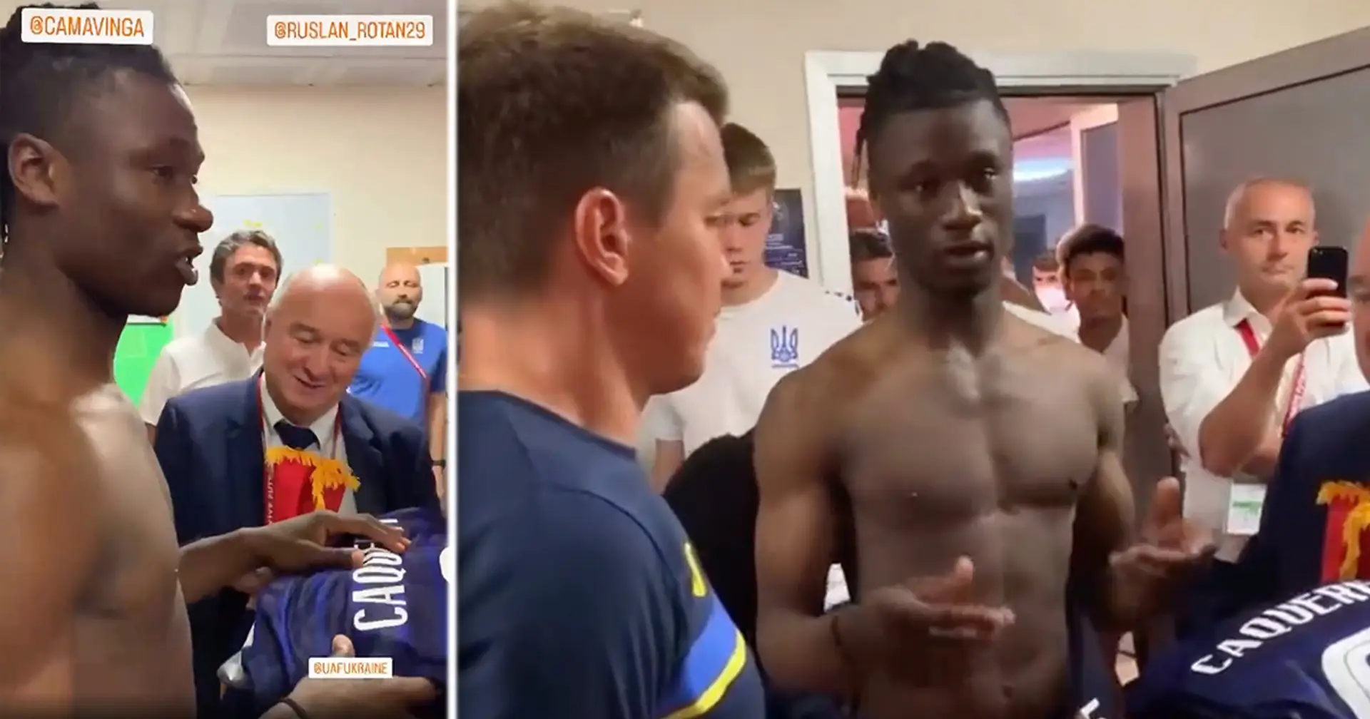 'We know there's a bad situation these days': Camavinga makes brilliant gesture for Ukraine U21 players