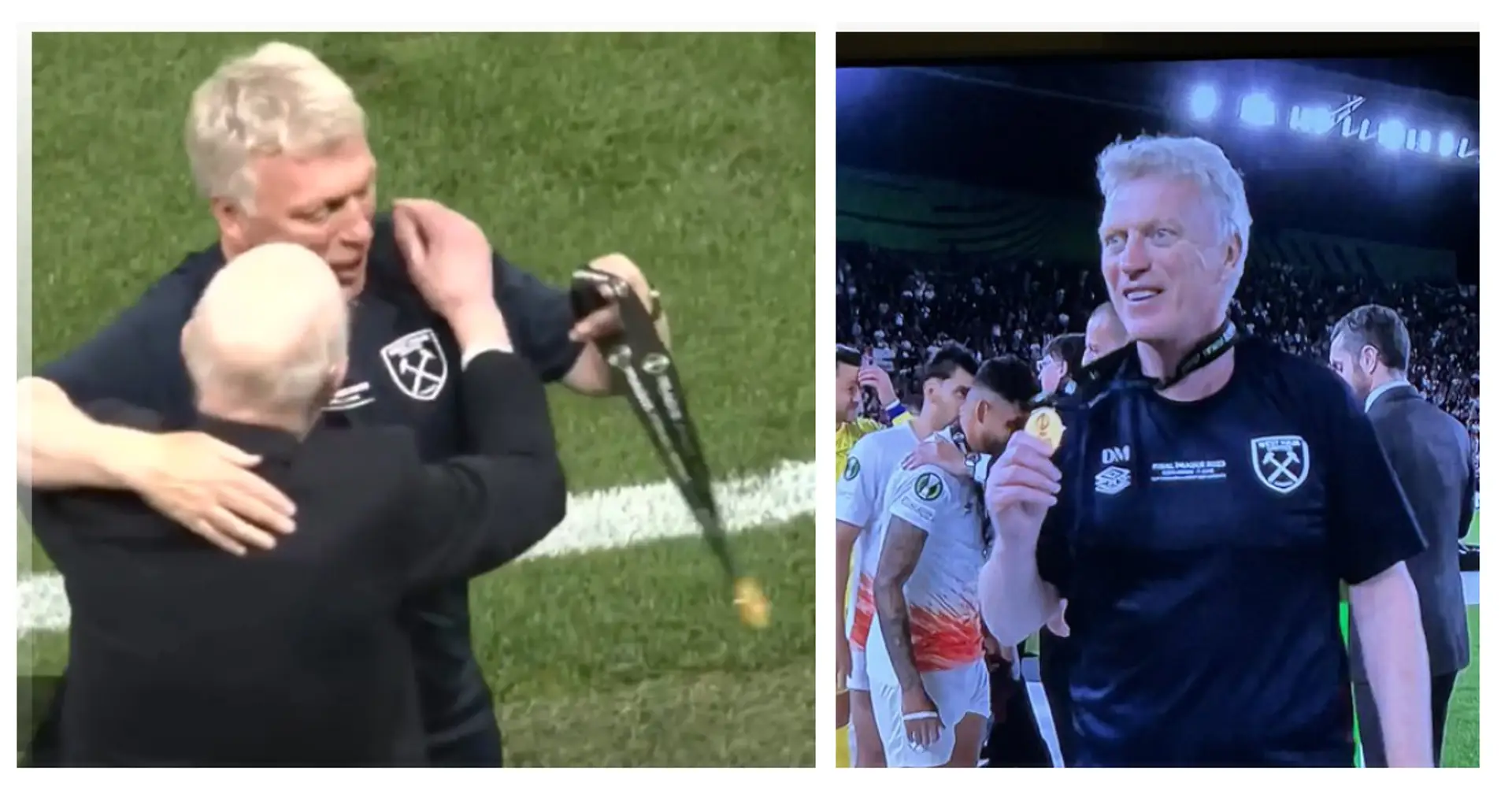 David Moyes gives his winner's medal to 87-year-old dad — spotted