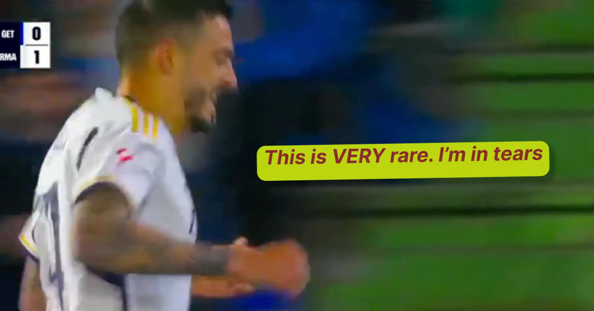 'La primera vez que lo veo': Los fans están sorprendidos por la rara calidad de un jugador en el primer gol de Joselu vs Getafe