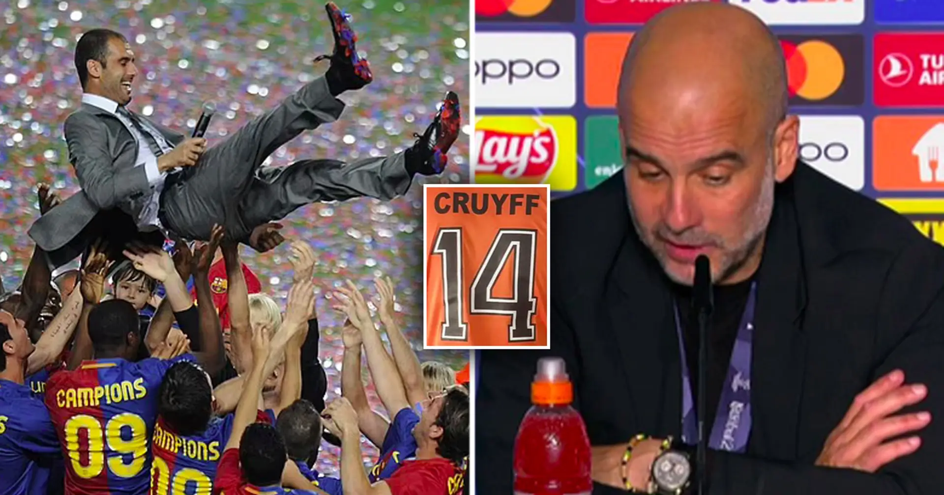 Las 6 mejores fotos de Guardiola con su tercera Champions como entrenador
