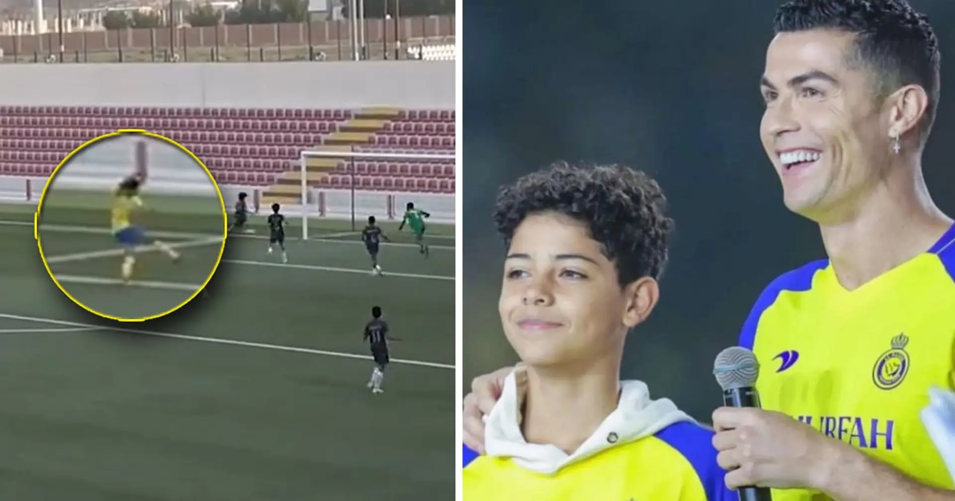Like father, like son: Cristiano Ronaldo Jr. scores in Al Nassr's U13 title triumph