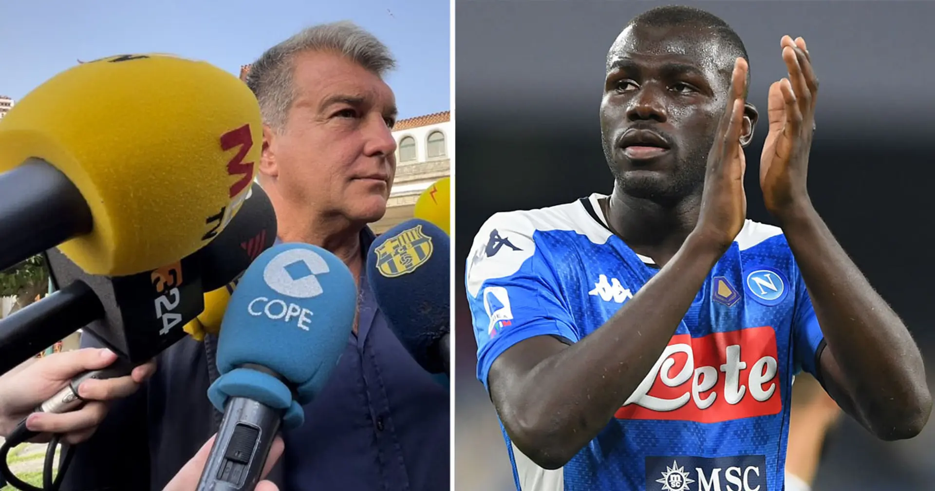 Laporta gives smart reason why he won't discuss Koulibaly