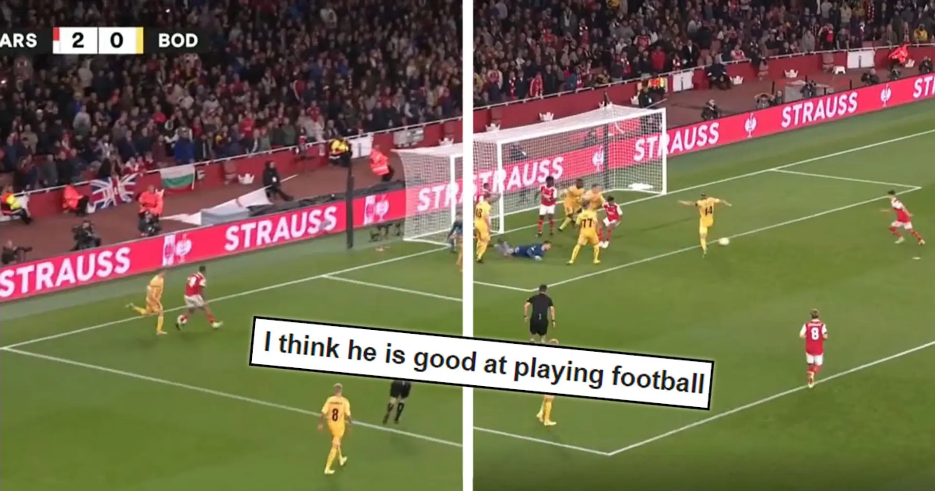 'Stop that': Fans react to Jesus' brilliant assist for Vieira's goal in Bodo/Glimt win