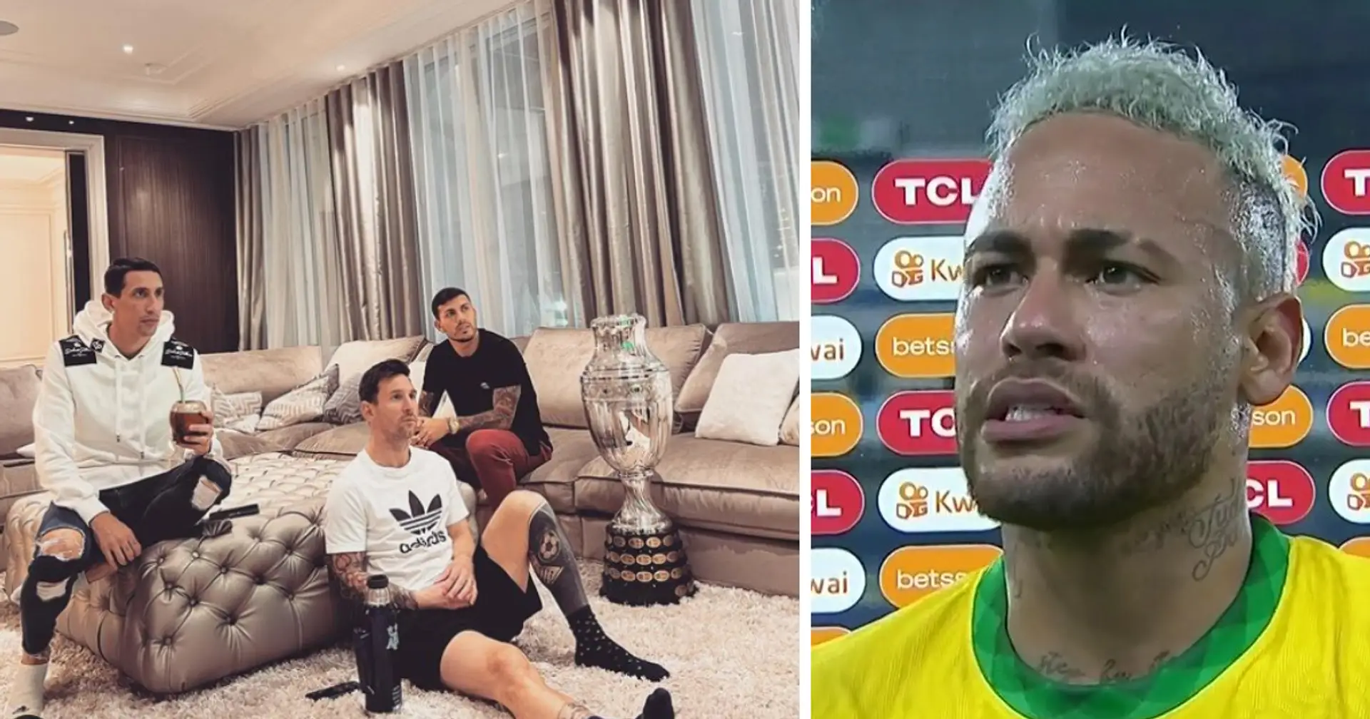 Neymar's X-rated reaction to Messi, Di Maria, Paredes bragging about Copa America win on Instagram