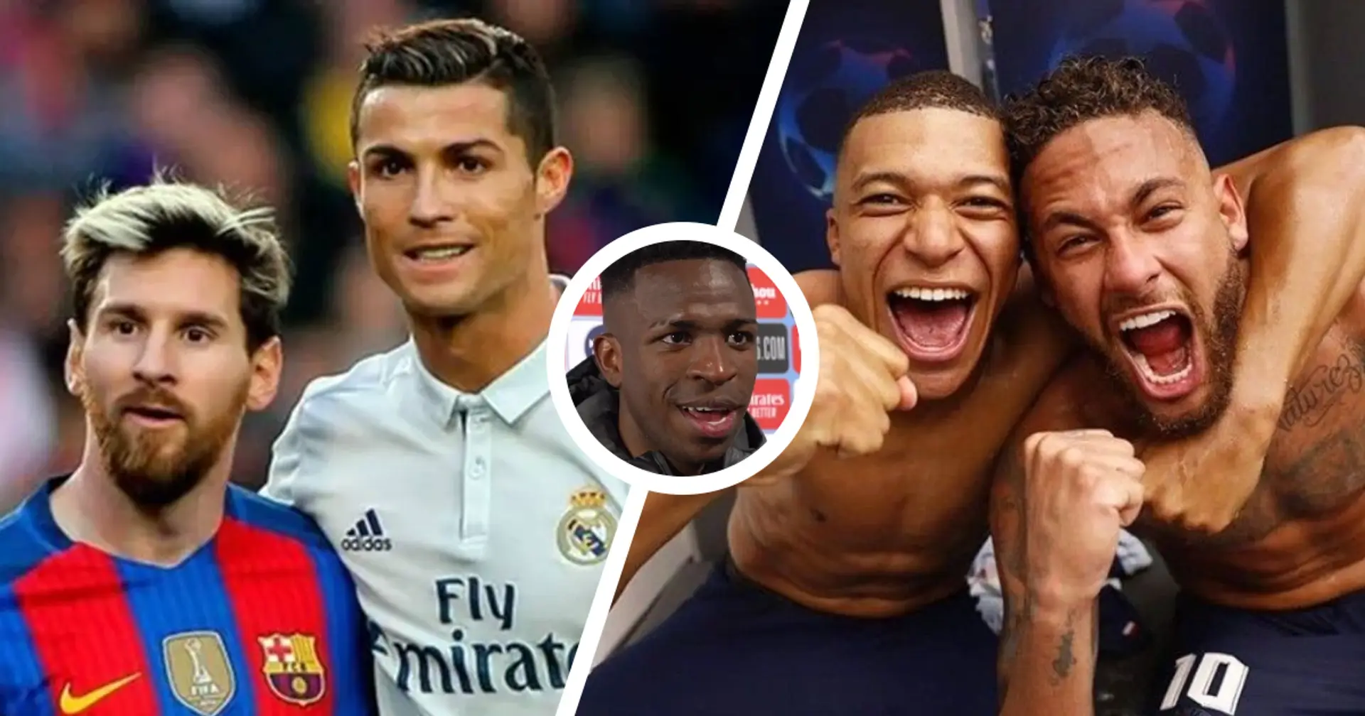 Vinicius Jr reveals which new-age footballer is 'like Cristiano Ronaldo and Lionel Messi'