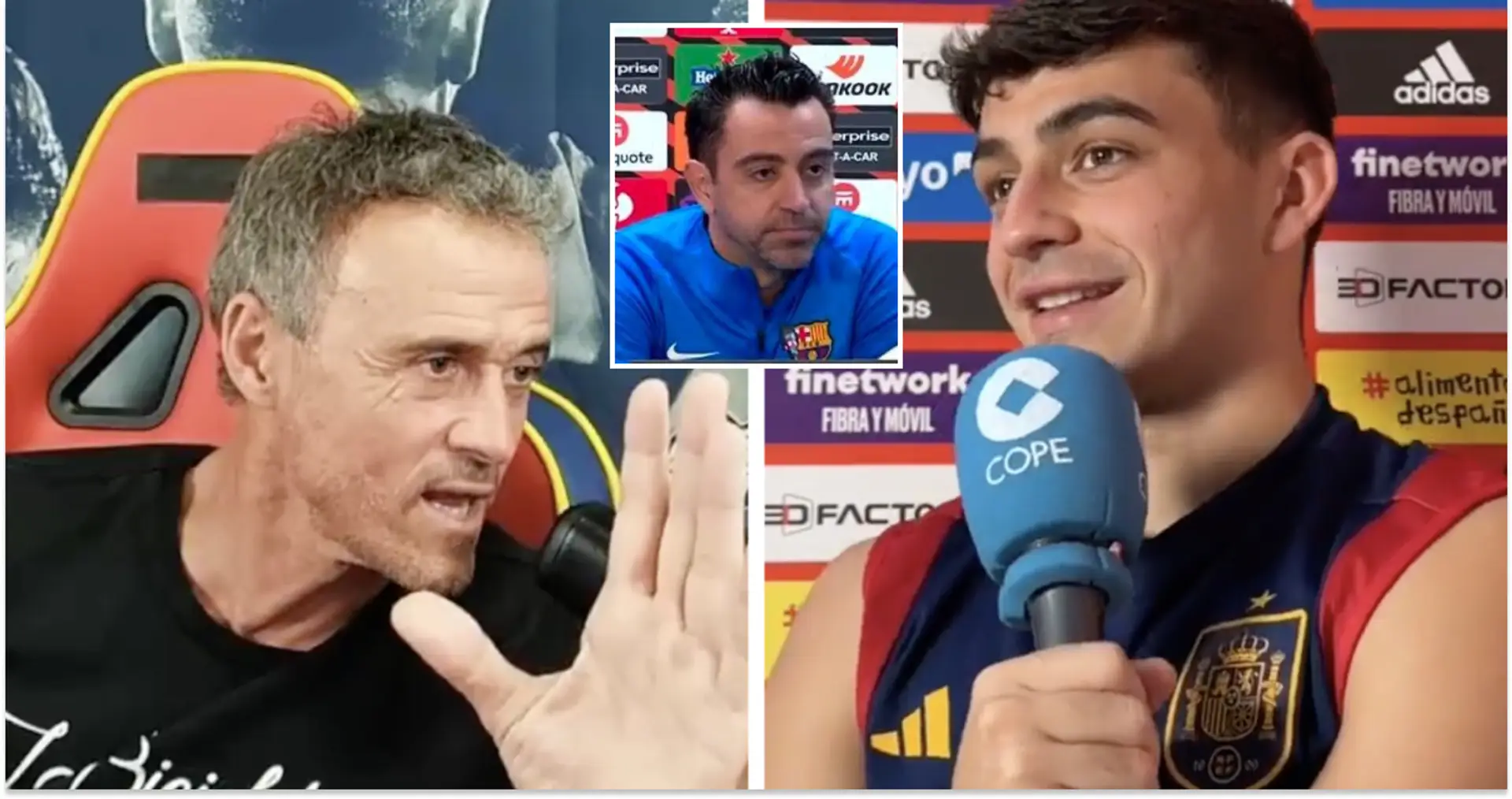 Pedri explains difference between playing for Xavi's Barcelona and Luis Enrique's Spain -- got it all down to one sentence