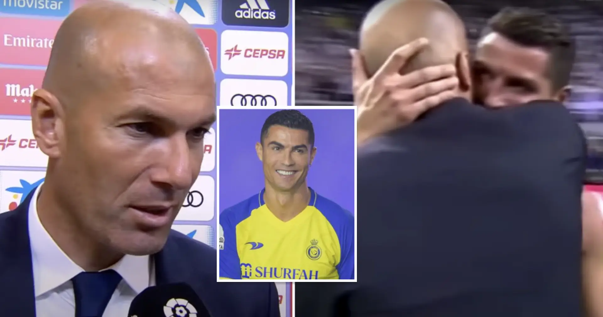 Zidane receives €150m offer to reunite with Ronaldo at Al Nassr, Zizou's stance revealed