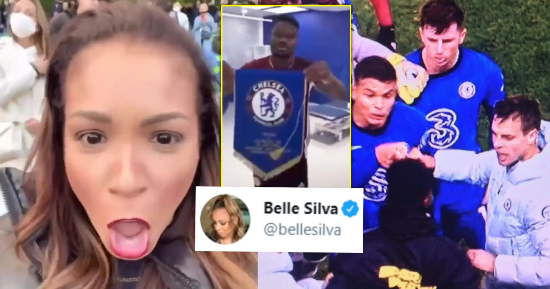 Thiago Silva's wife calls out Daniel Amartey after touchline brawl in Chelsea v Leicester