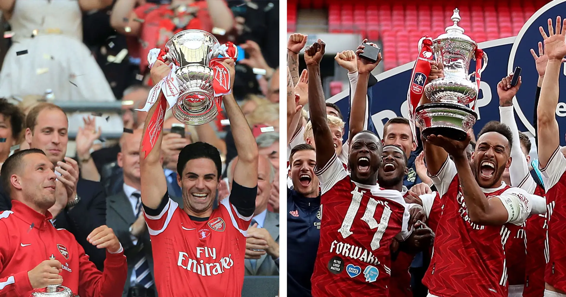 2014 Cup final heroes Koscielny, Cazorla and Podolski react to Arsenal's 2020 triumph