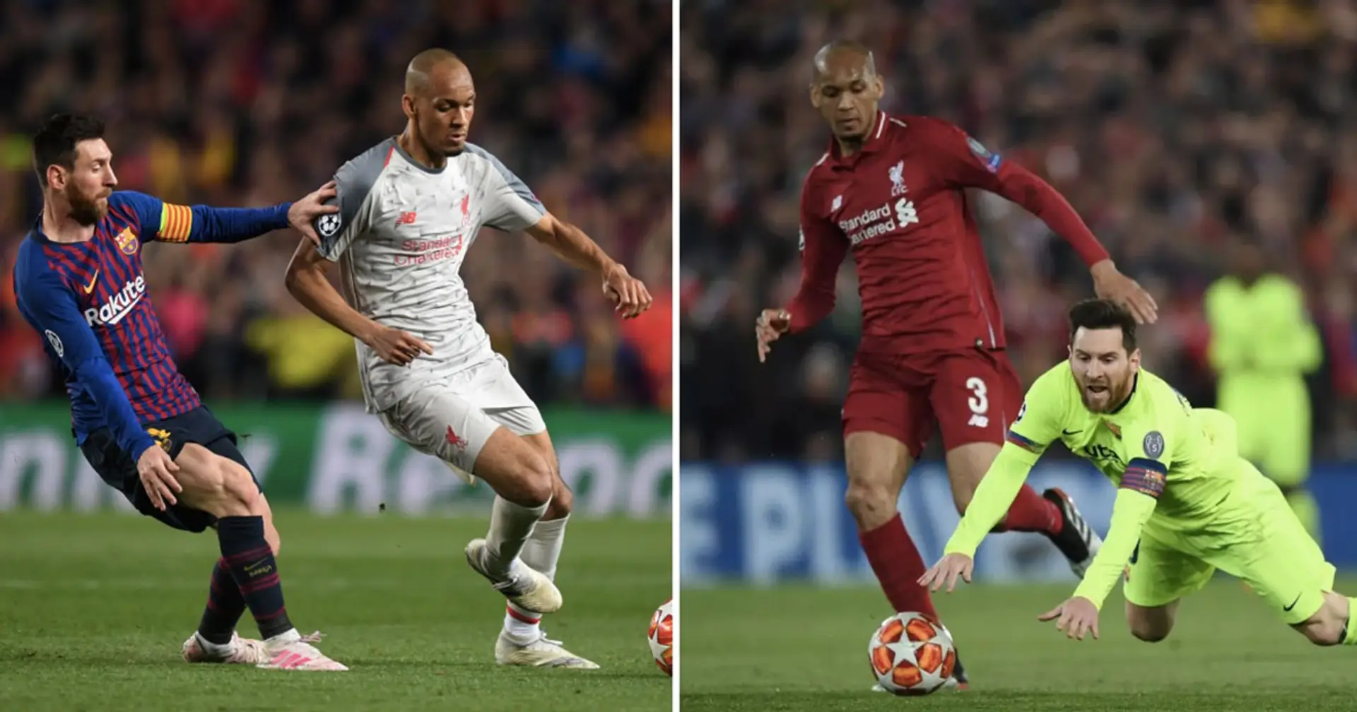 'His foot tripped me from behind and that was it': How Fabinho took revenge on 'unstoppable' Messi at Anfield