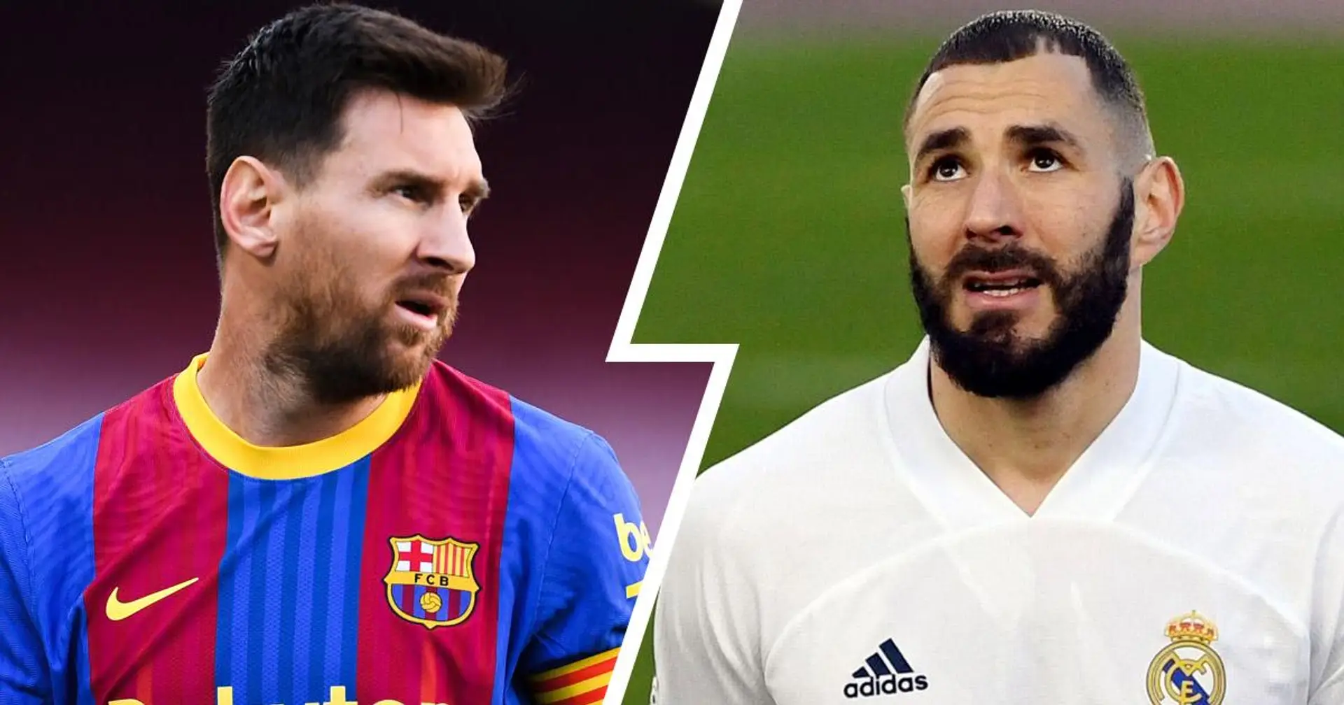 Choc de .. titans? Les statistiques montrent un énorme écart entre Messi et Benzema