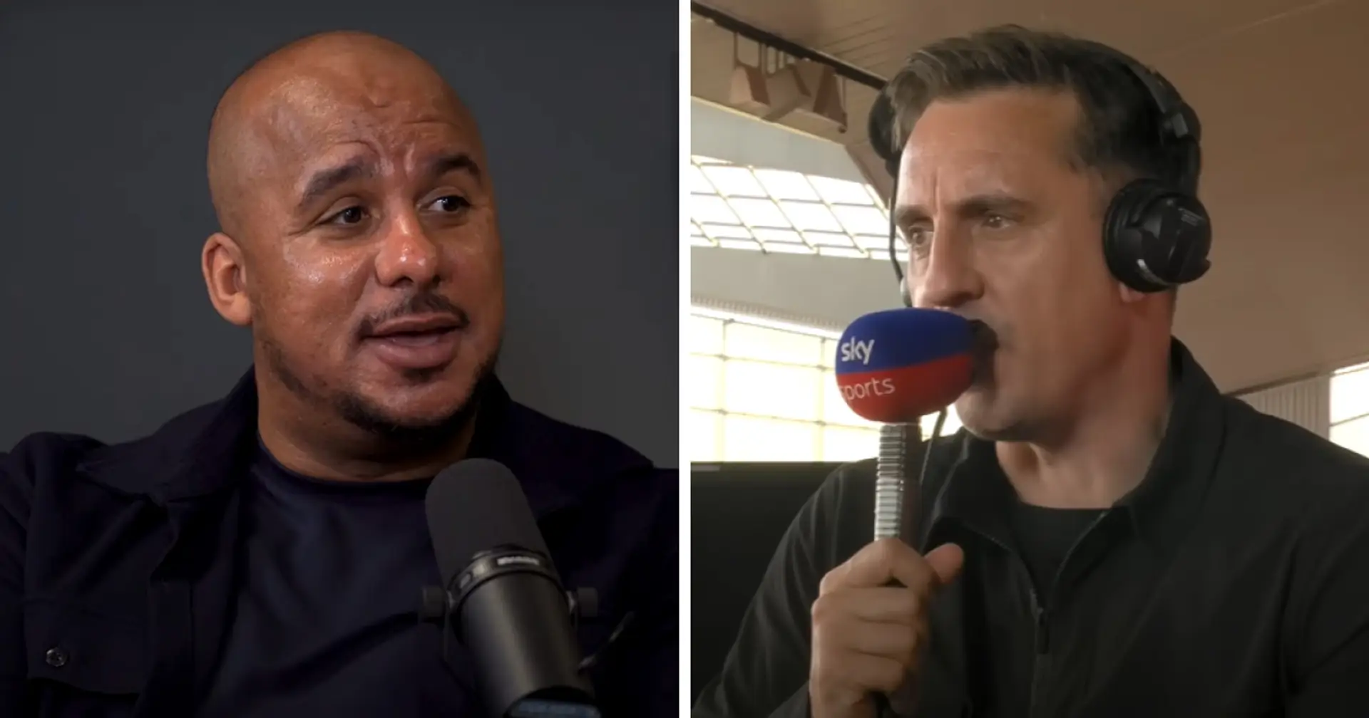 'F***ing Glazers': Gabby Agbonlahor takes a dig at Gary Neville after Man United's failures