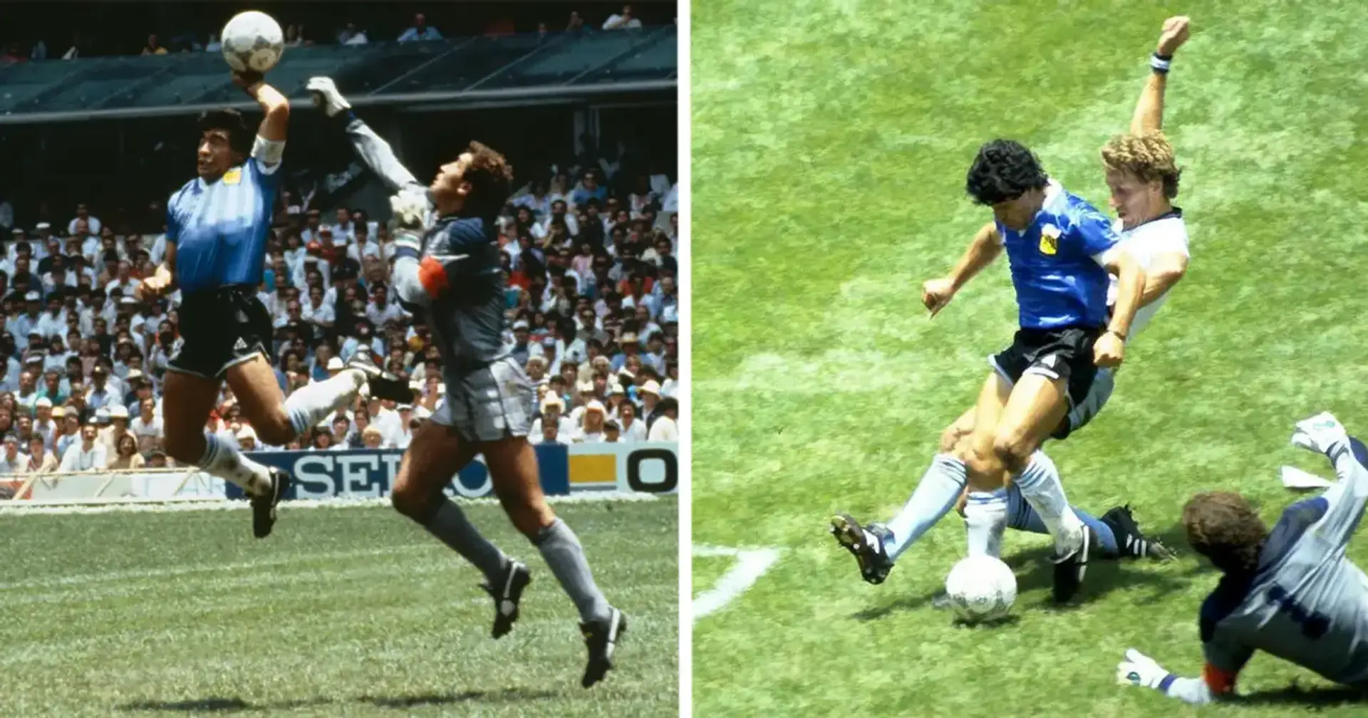 Vor 37 Jahren schoss Maradona innerhalb von nur vier Minuten zwei historische Tore: "Hand Gottes" und "Tor des Jahrhunderts"