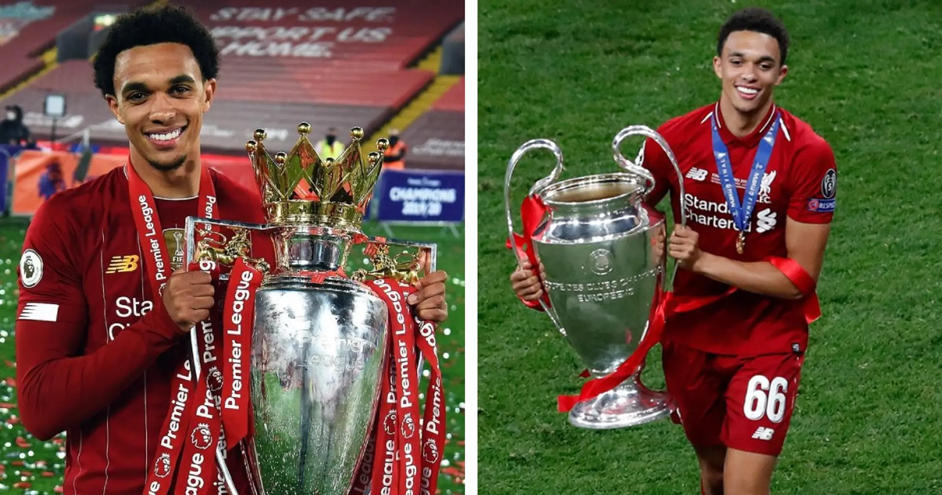 'The best feeling I've ever had on a football pitch': Trent chooses between 2019 UCL and 2020 Premier League title 