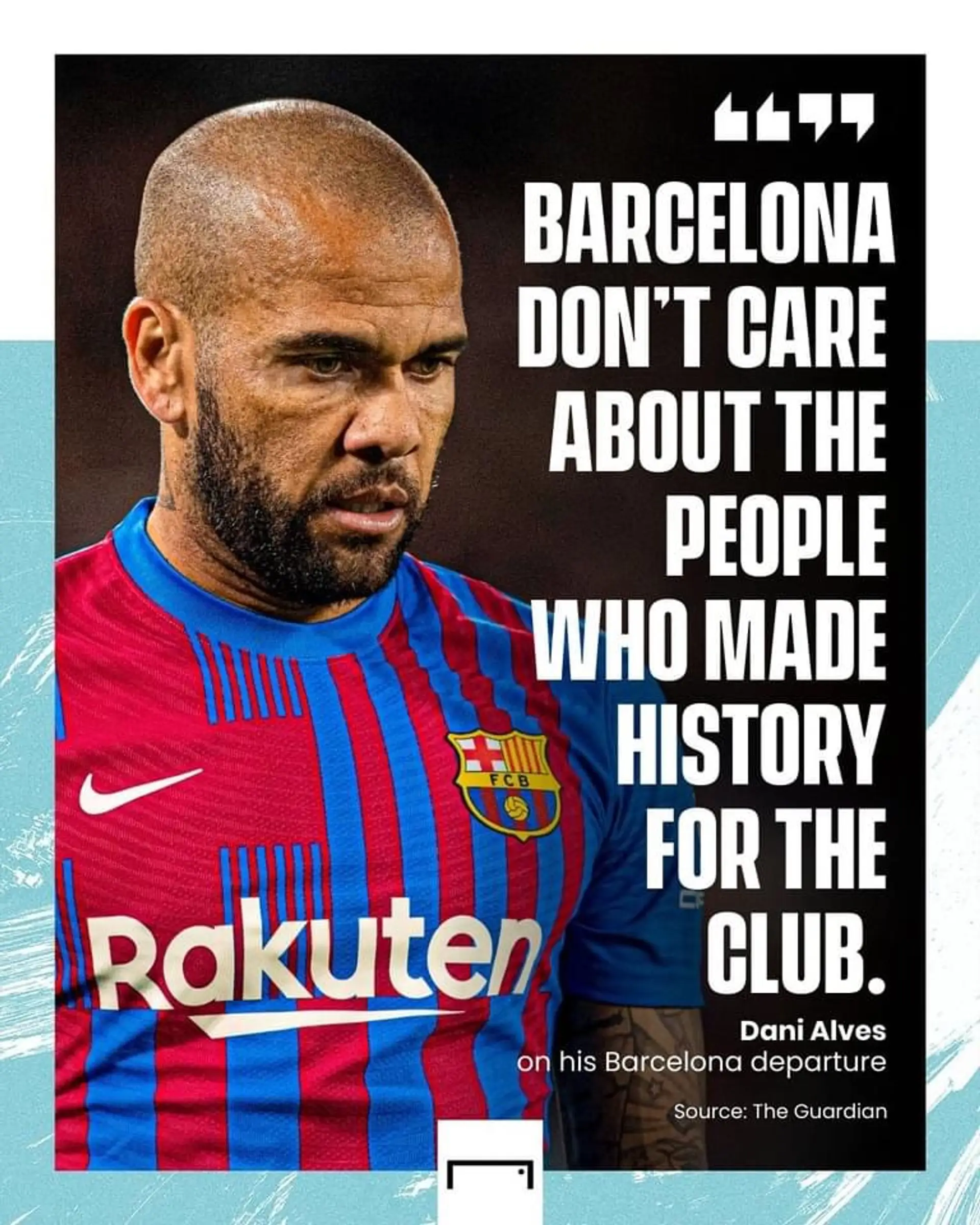 WHAT DO YOU MAKE OF DANI CLAIMS ABOUT FC BARCELONA? IS HE RIGHT OR MAKING UP? 