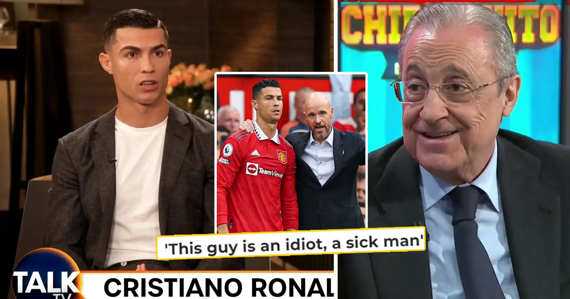 "Perez hatte recht": Geleaktes altes Zitat von Florentino taucht wieder auf, nachdem Cristiano Ronaldo Man United und Erik ten Hag verleumdet hatte