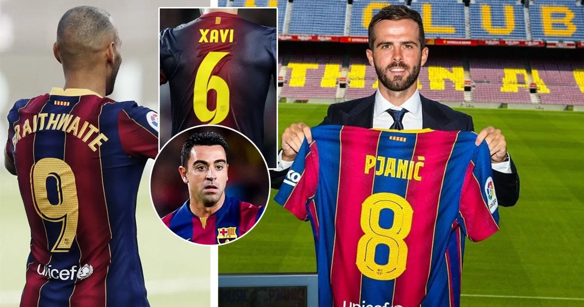 4 numéros de maillots qui vont être libérés au Barça cet été