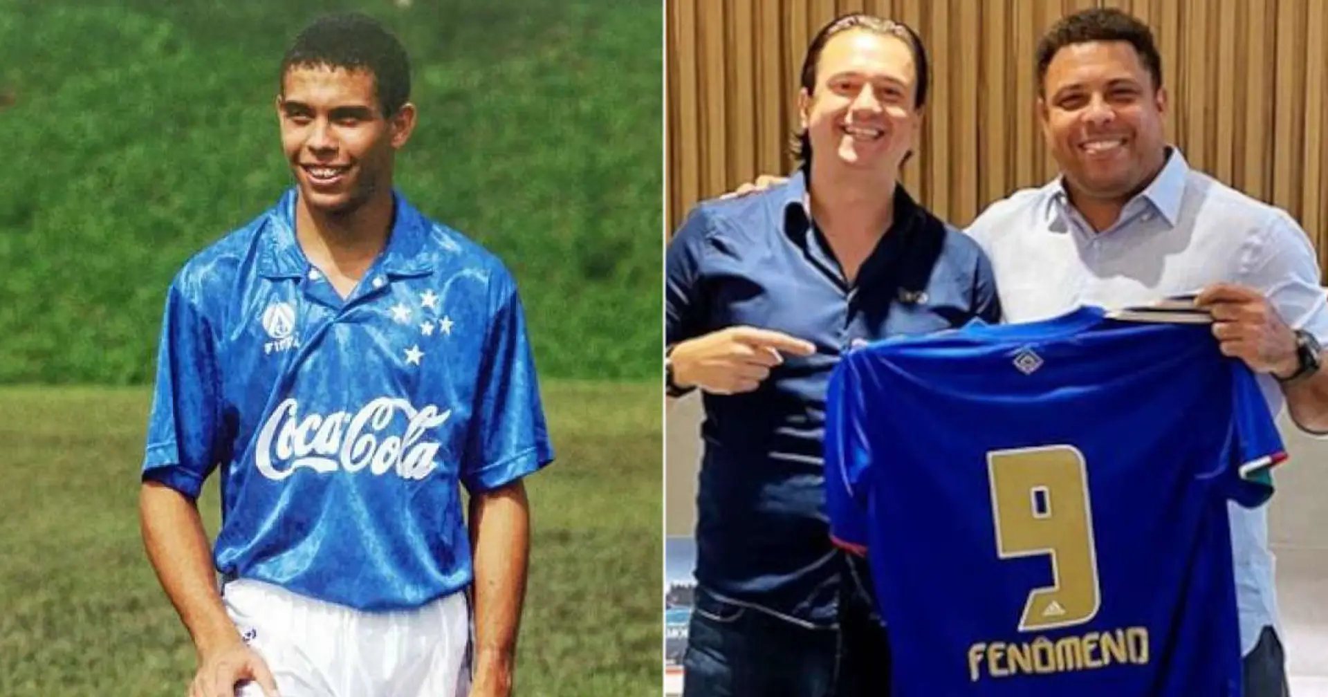 Ronaldo Nazario buys his first professional club Cruzeiro