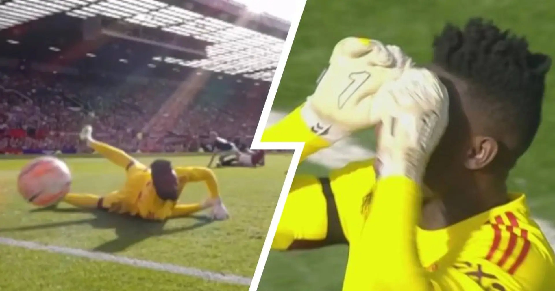 Onana's frustration at another cheap goal caught on camera