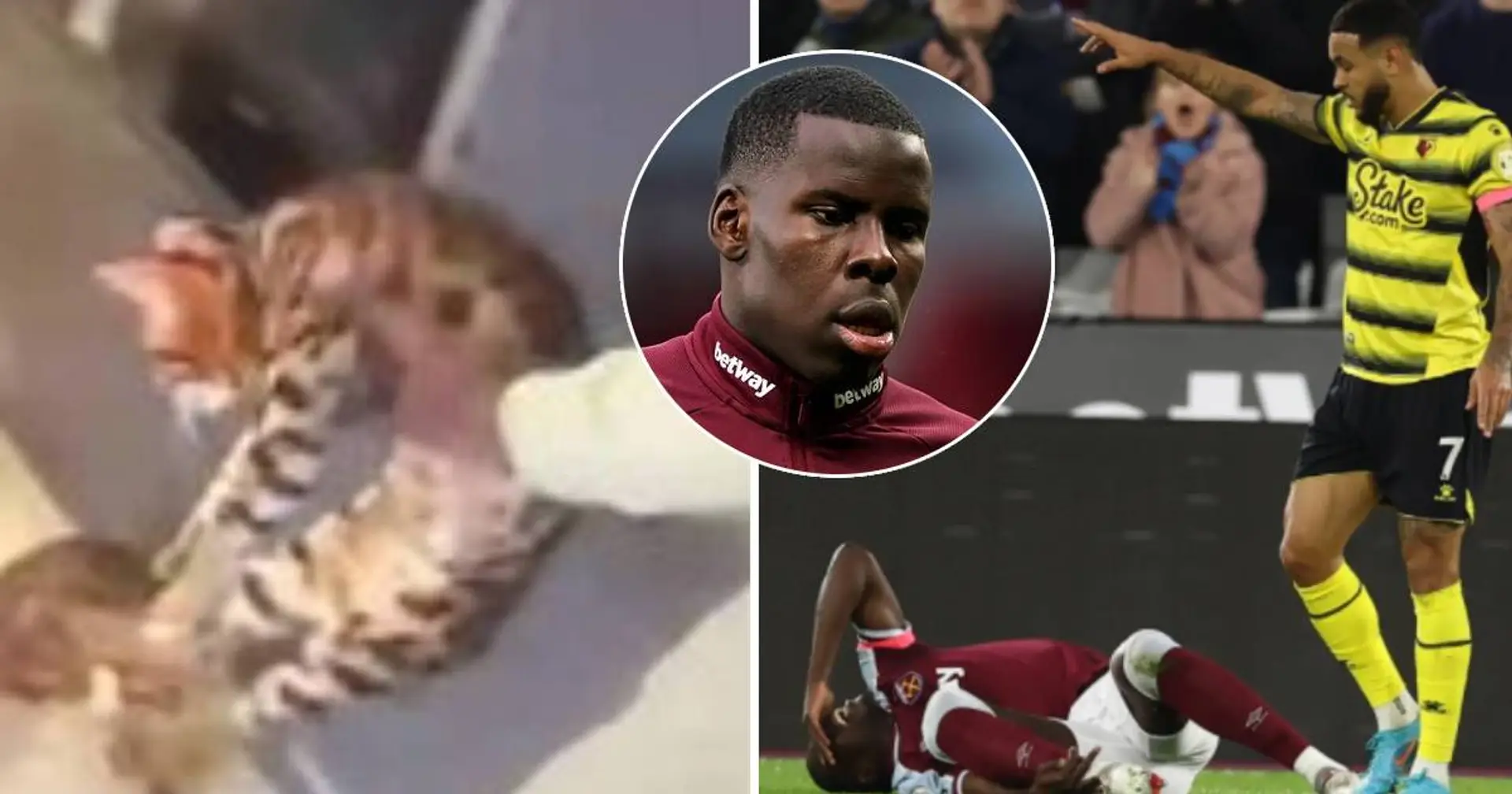 'That's how your cat feels': Fans taunt Kurt Zouma after rough tackle