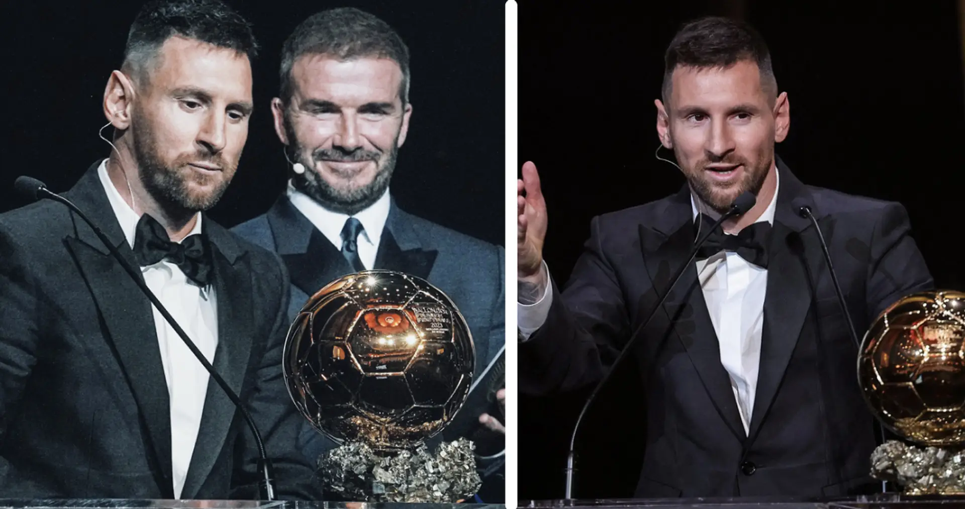 8 mejores fotos de Messi ganando su octavo Balón de Oro