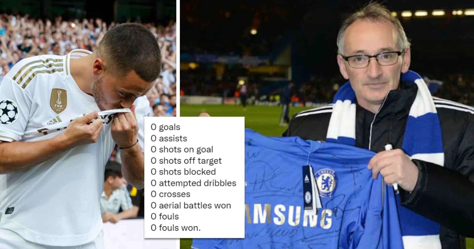 Recalling Pat Nevin's words about Hazard's exit from Chelsea as Eden does completely nothing against 3rd tier team