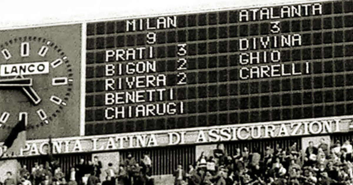 Una partita incredibile: 15/10/72 Milan-Atalanta 9-3, ricordi indelebili di un record mai battuto
