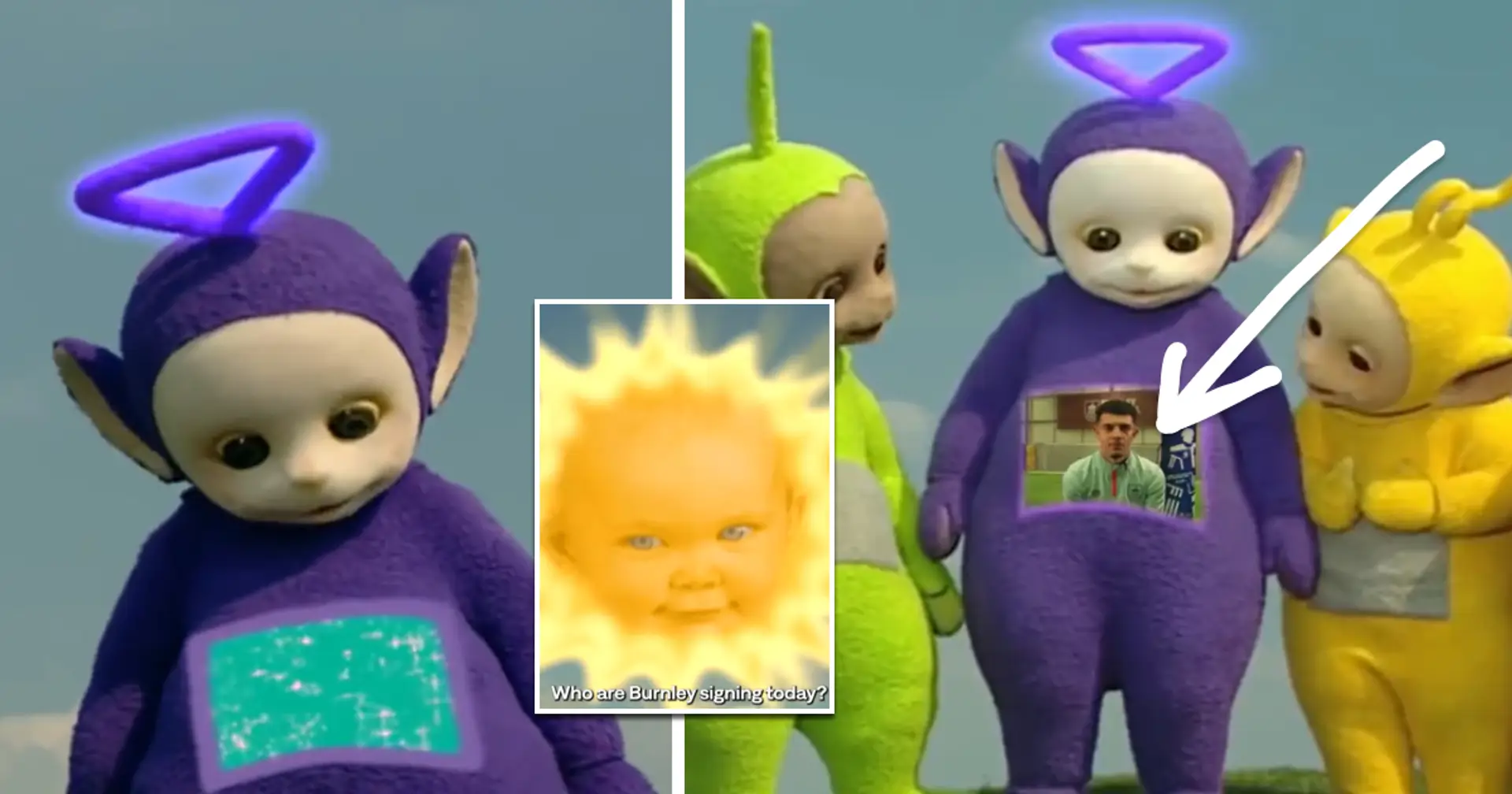 Burnley reveal new signing with Teletubbies video