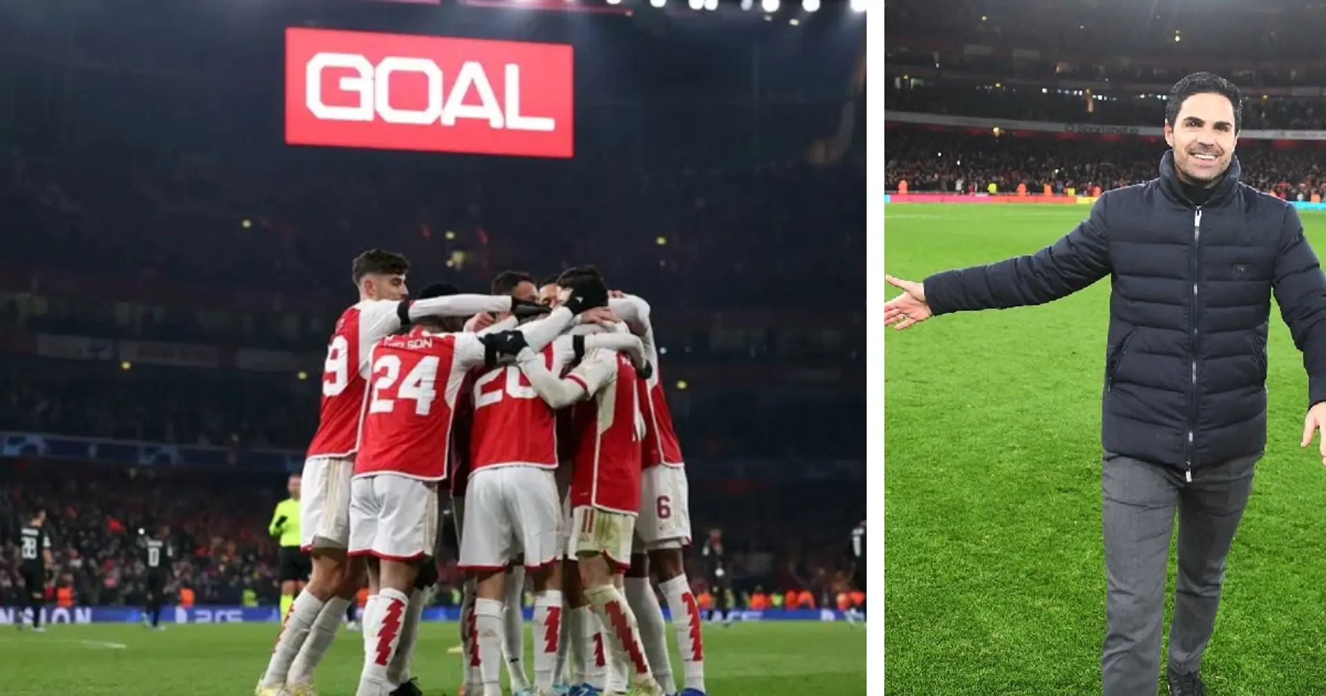 'We're thinking about them': Arteta reveals next target after reaching Champions League knockout phase