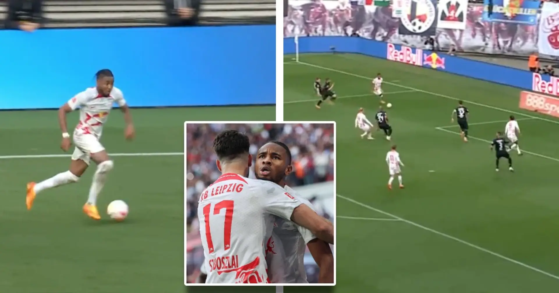 Nkunku goes on incredible solo run to set up stoppage-time winner for Leipzig (video)