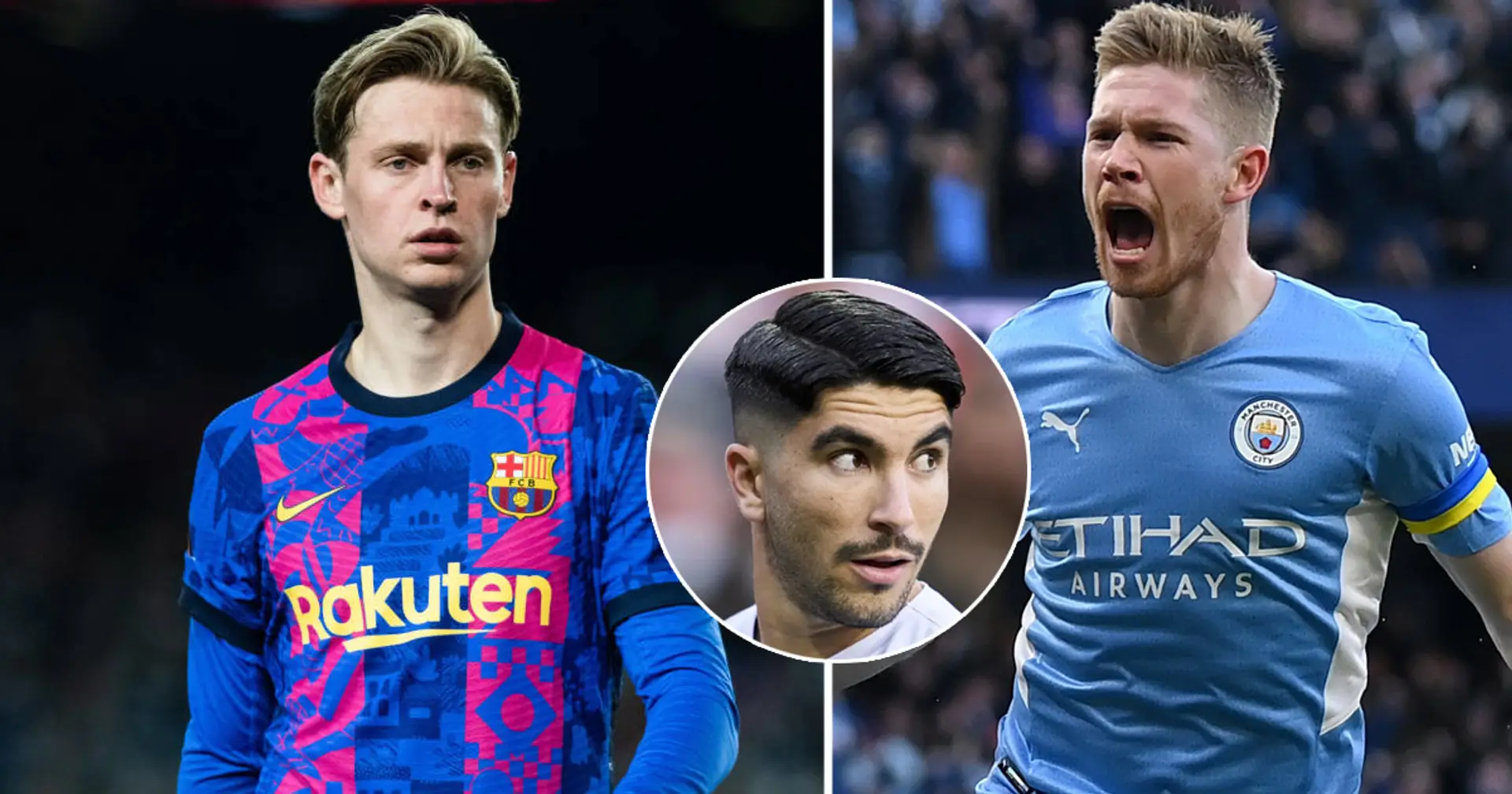 De Bruyne and 2 more: Barca identify midfielders they are ready to sacrifice Frenkie de Jong for