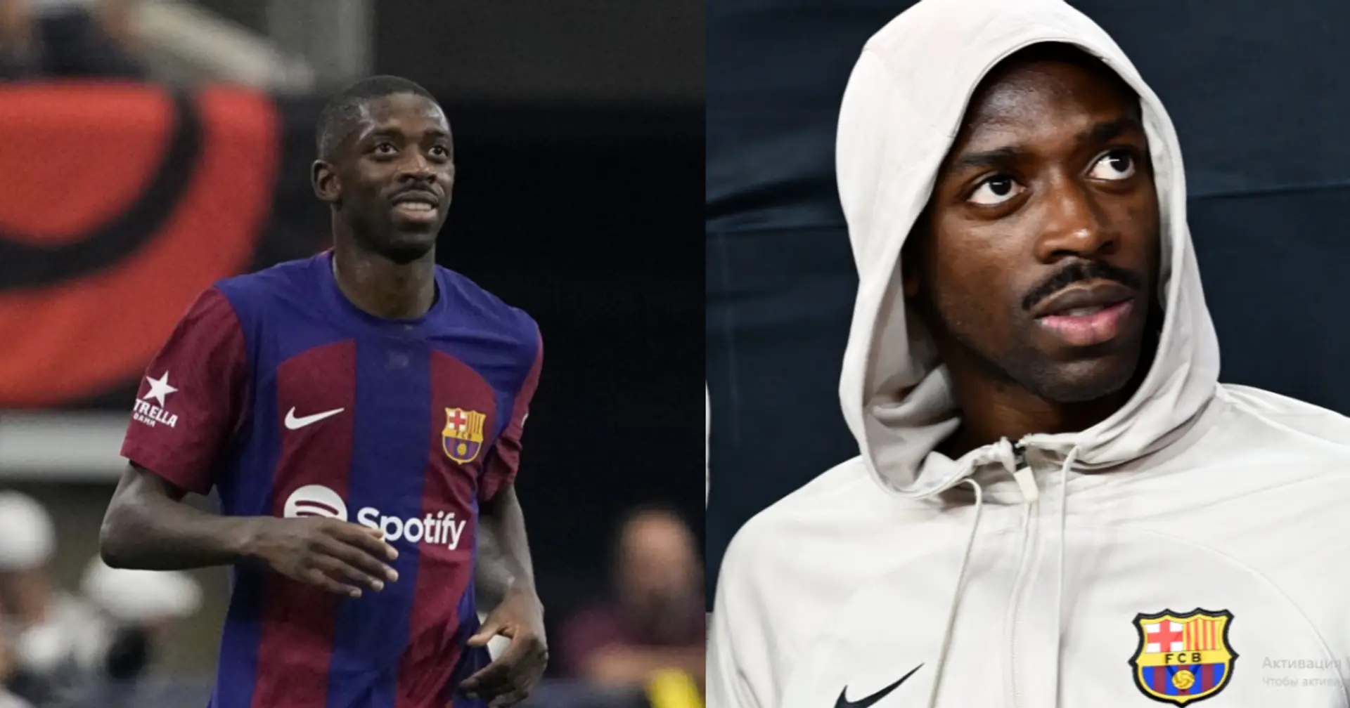 Dembele hat einem seiner Teamkollegen bei Barcelona gesagt, dass er gehen will, weil es im Verein Leute gibt, die ihn "ständig mit Scheiße bewerfen" 