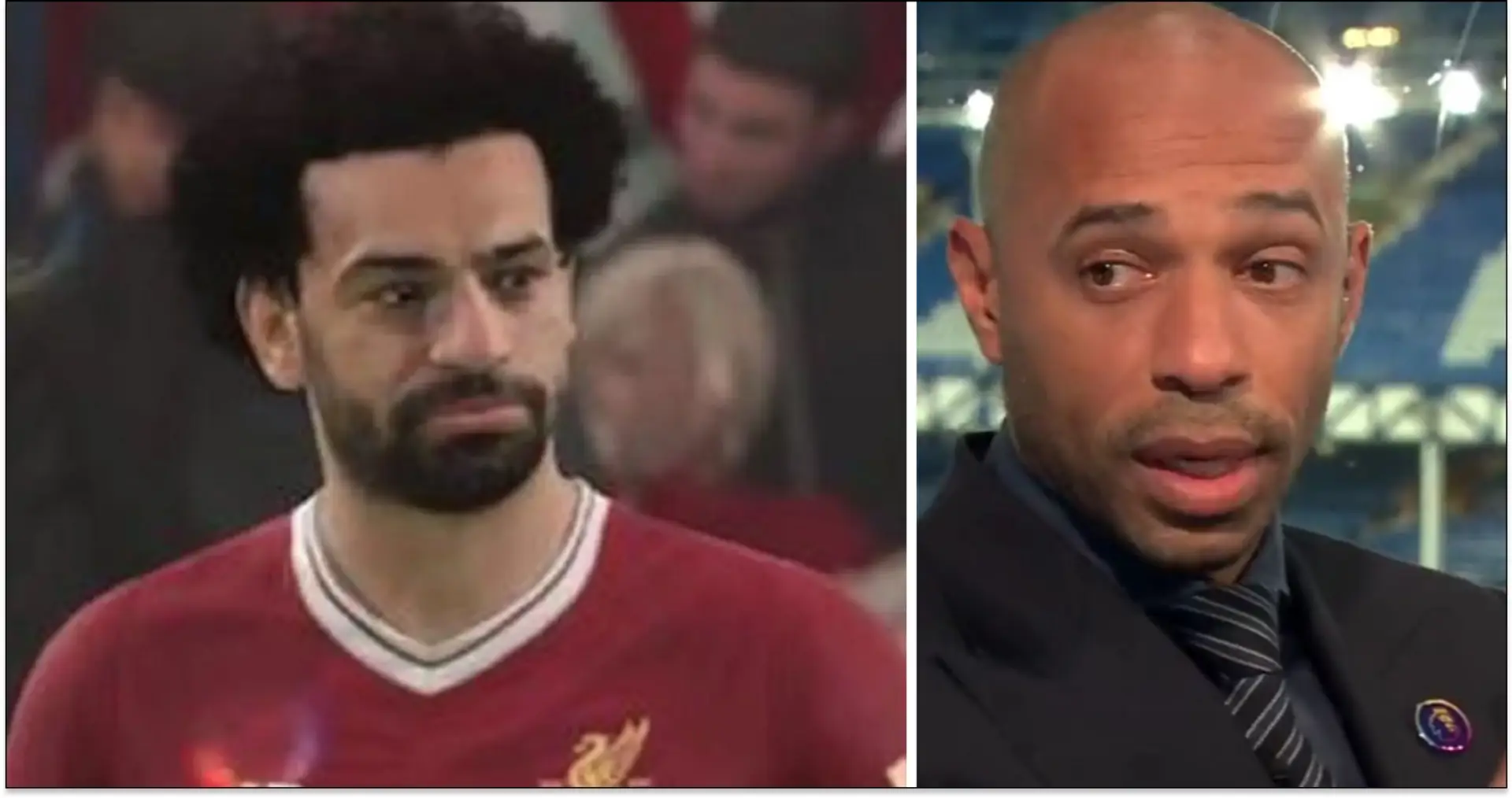 'Only?!': Thierry Henry can't believe Salah dribbling rating in new FIFA, makes Hazard comparison
