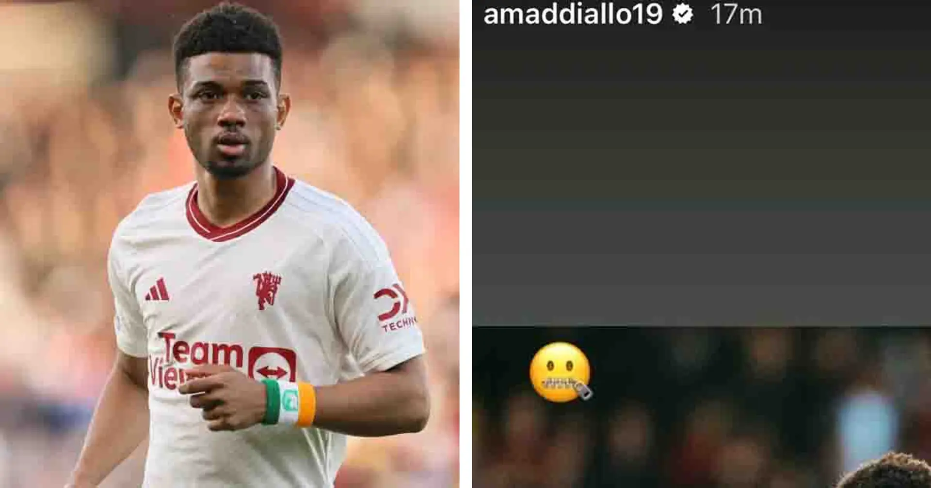 'This is why I can't be Ten Hag out': Man United fans slam Amad Diallo's cryptic Instagram post after Bournemouth draw
