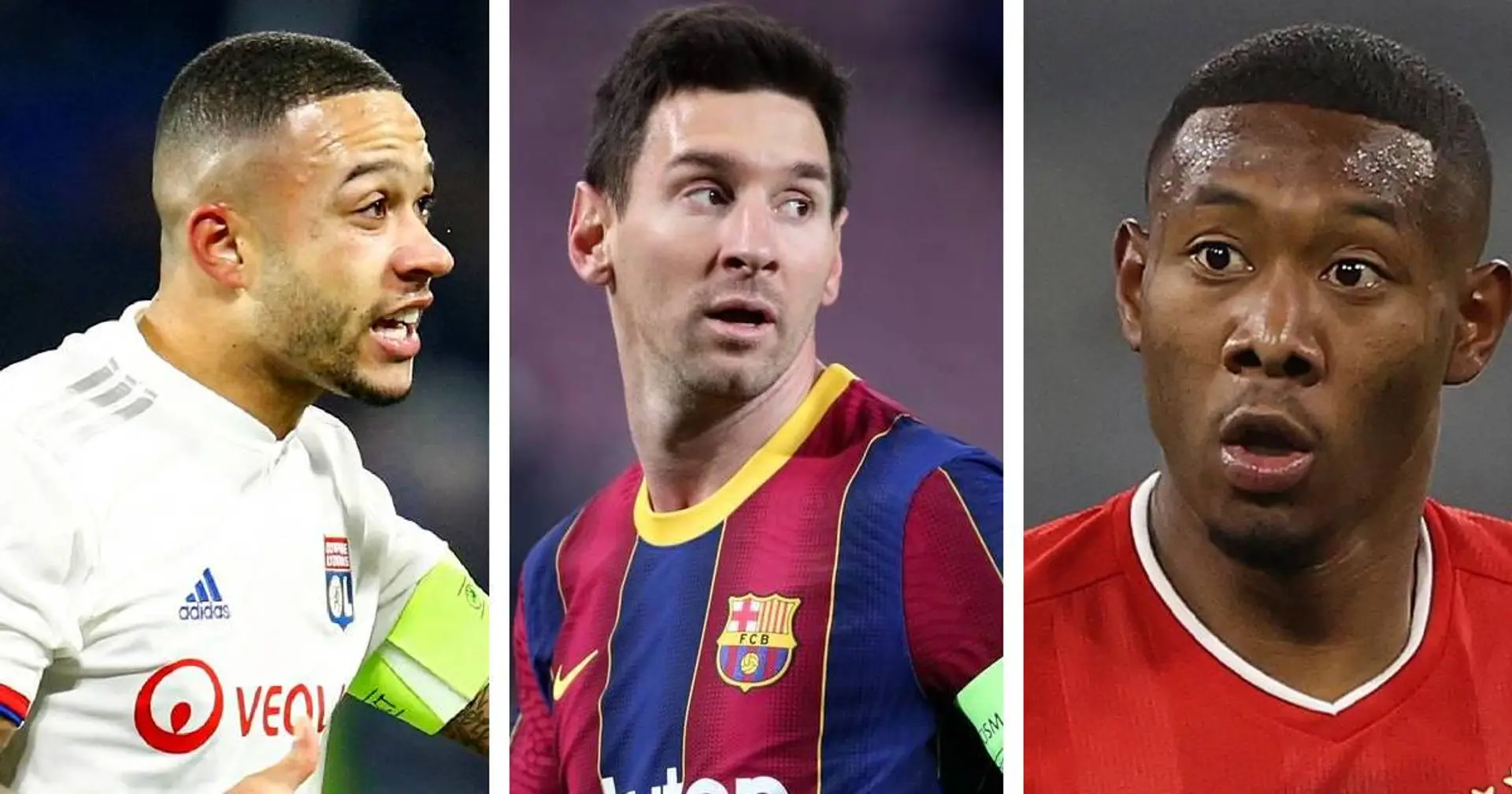 Depay, Alaba et 6 autres noms dans le tour d'horizon des transferts du Barça avec des cotes de probabilité