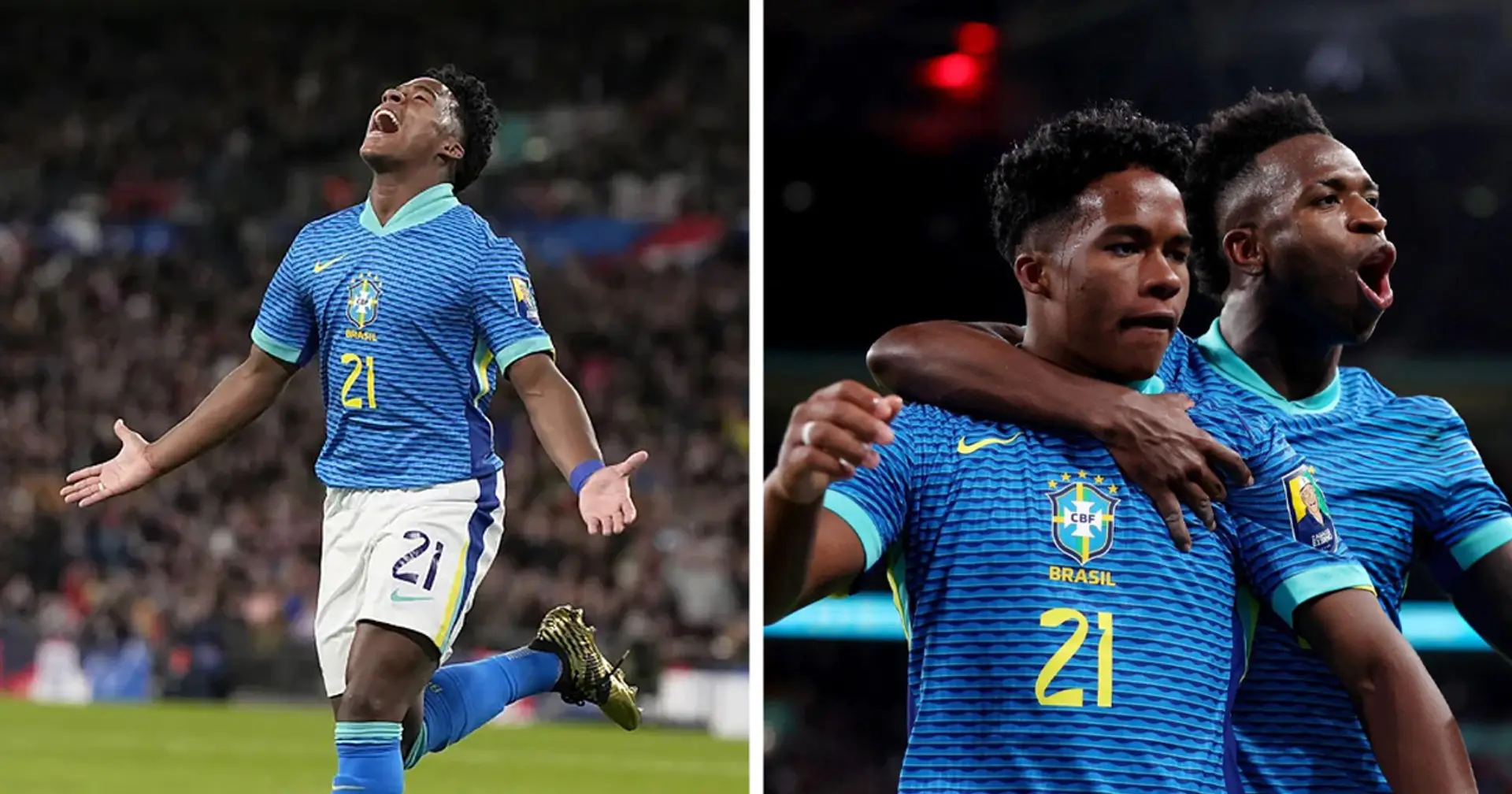 Real Madrid fans are in awe of the connection between Endrick and Vini - they can't wait to see them both in action in the club