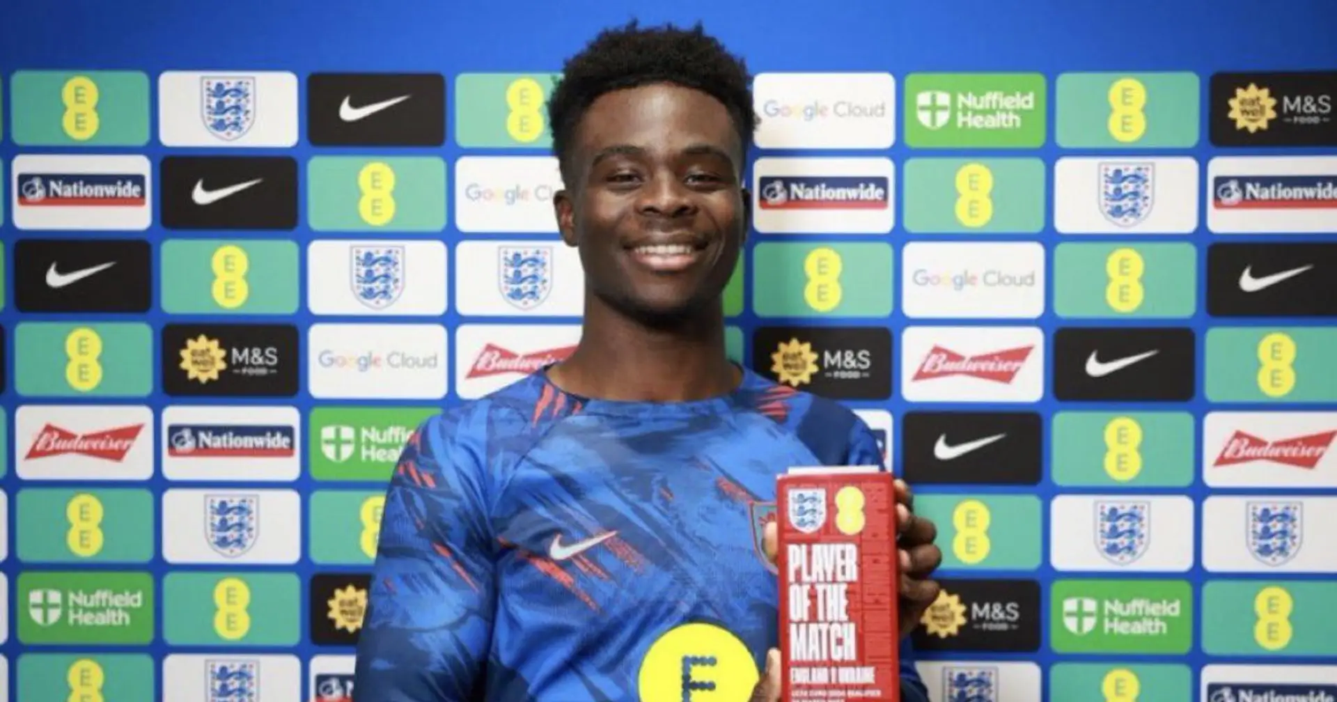 Saka wins Player of the Match award for England and 2 more under-radar stories at Arsenal today