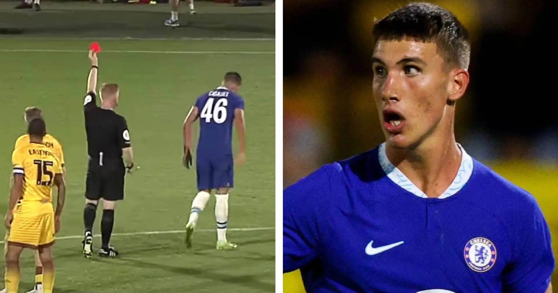 Casadei espulso con il Chelsea Under 21: esordio da dimenticare per l'ex nerazzurro
