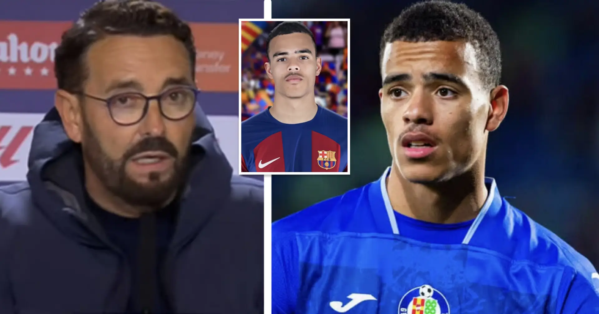 Getafe coach asked if Mason Greenwood can play for Barca one day: 'Talent is not the only thing'