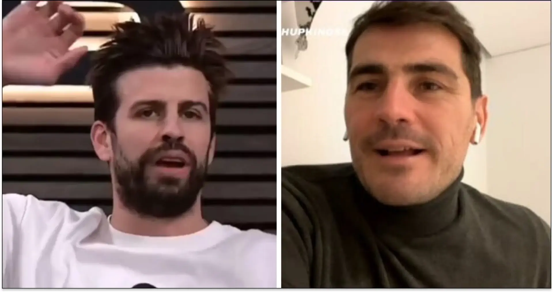 Pique tries to troll Madrid in conversation with Casillas, Iker brilliantly responds